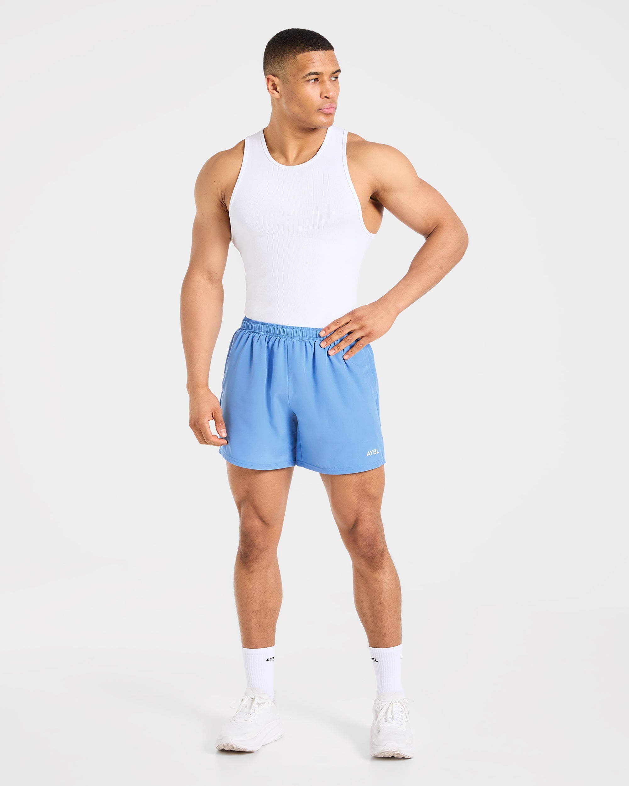 Core 5" Shorts - Muted Blau