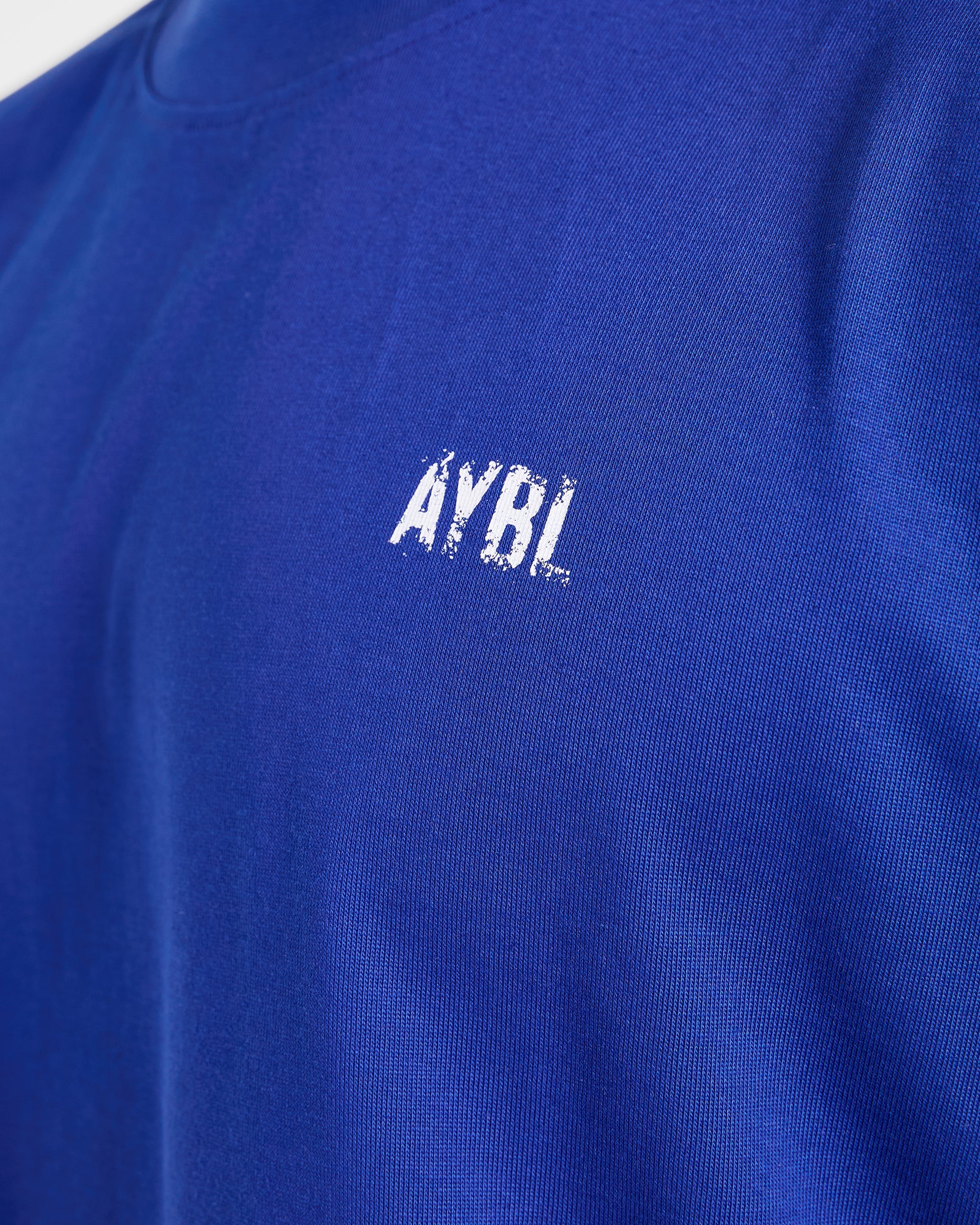 Gym Chalk Oversized T Shirt - Cobalt Blau