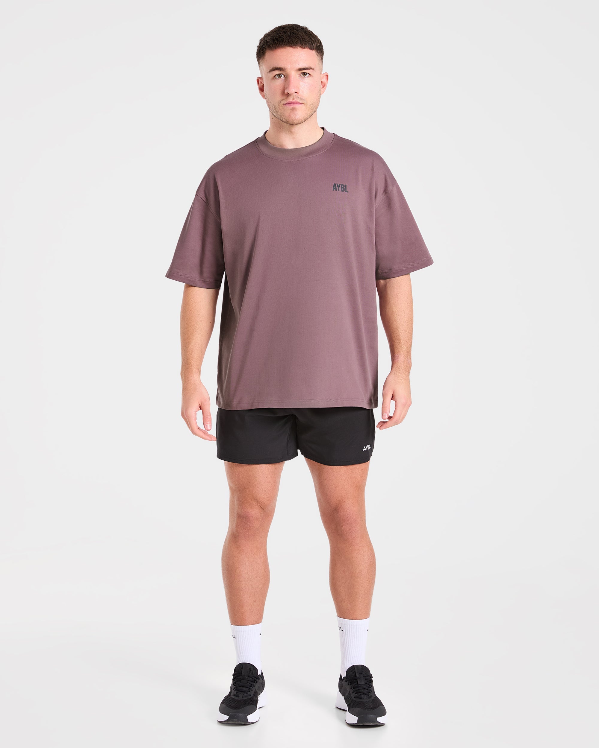 AYBL Iron Club Oversized T Shirt - Flint Violett