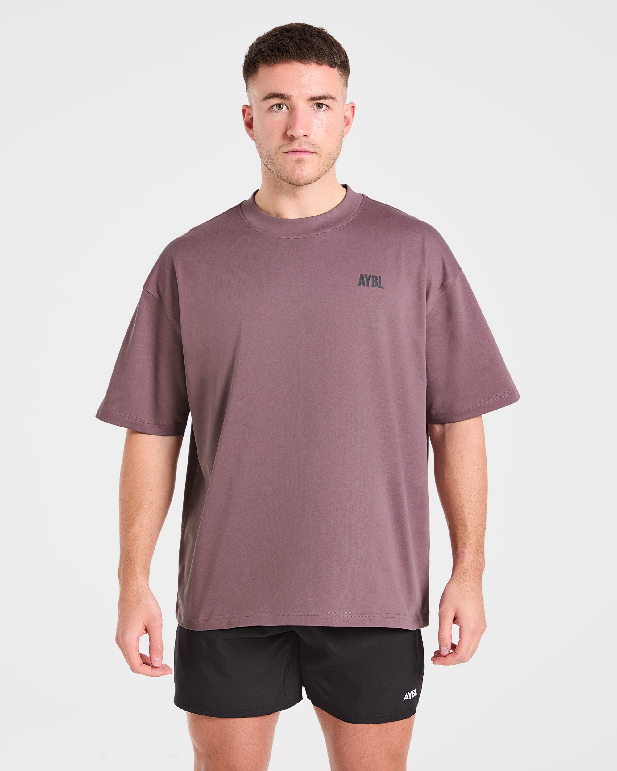 AYBL Iron Club Oversized T Shirt - Flint Violett