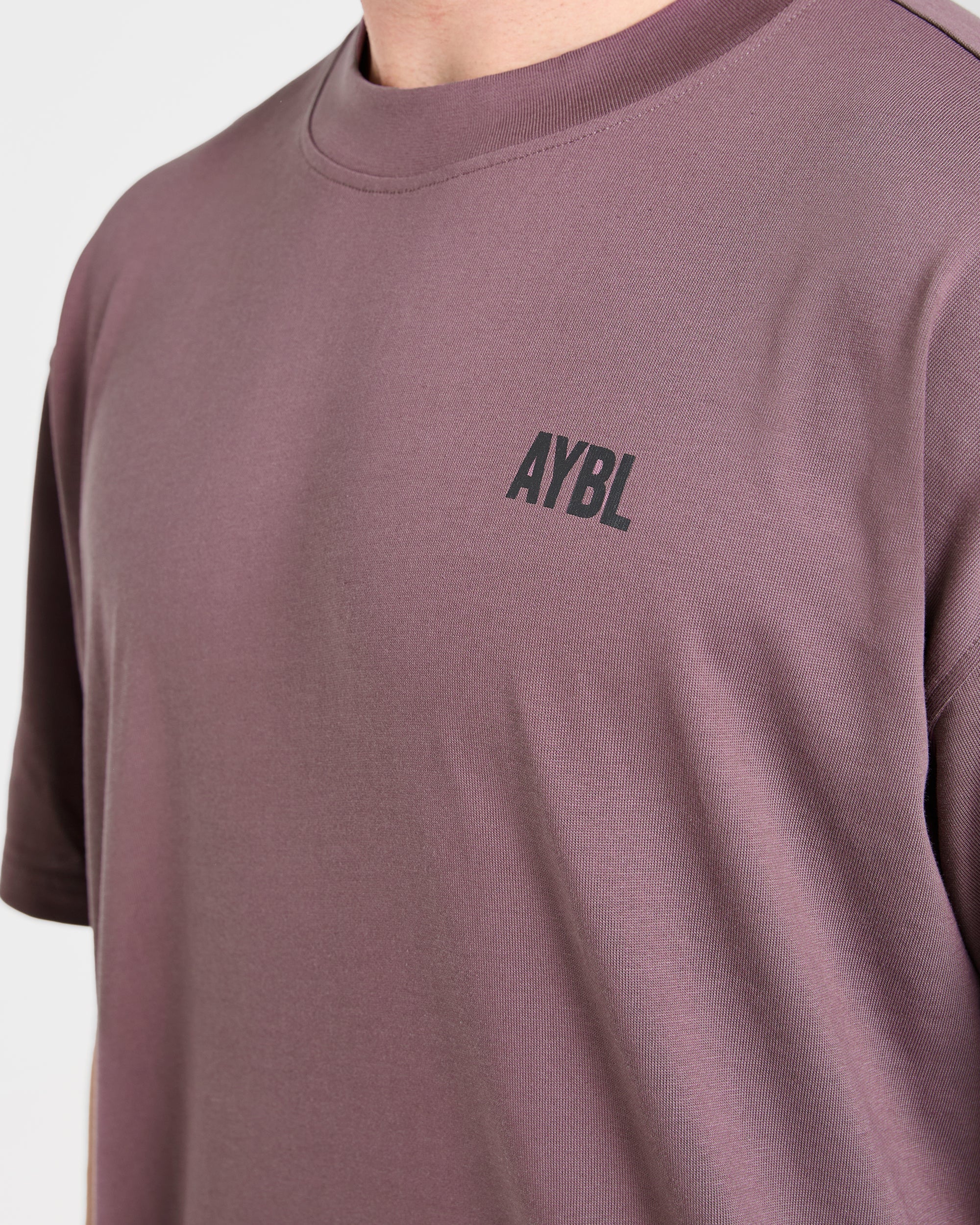 AYBL Iron Club Oversized T Shirt - Flint Violett