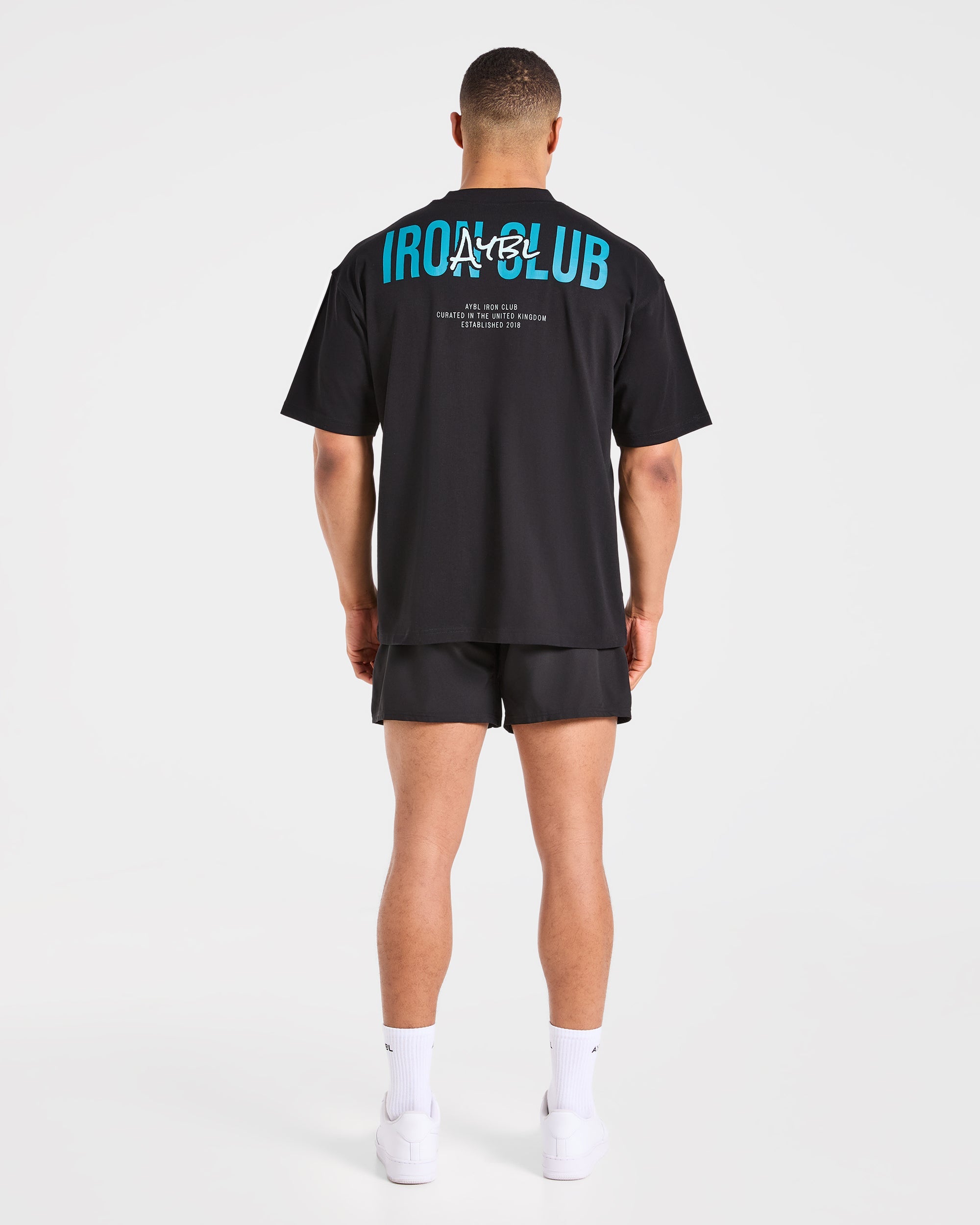 AYBL Iron Club Oversized T Shirt - Schwarz