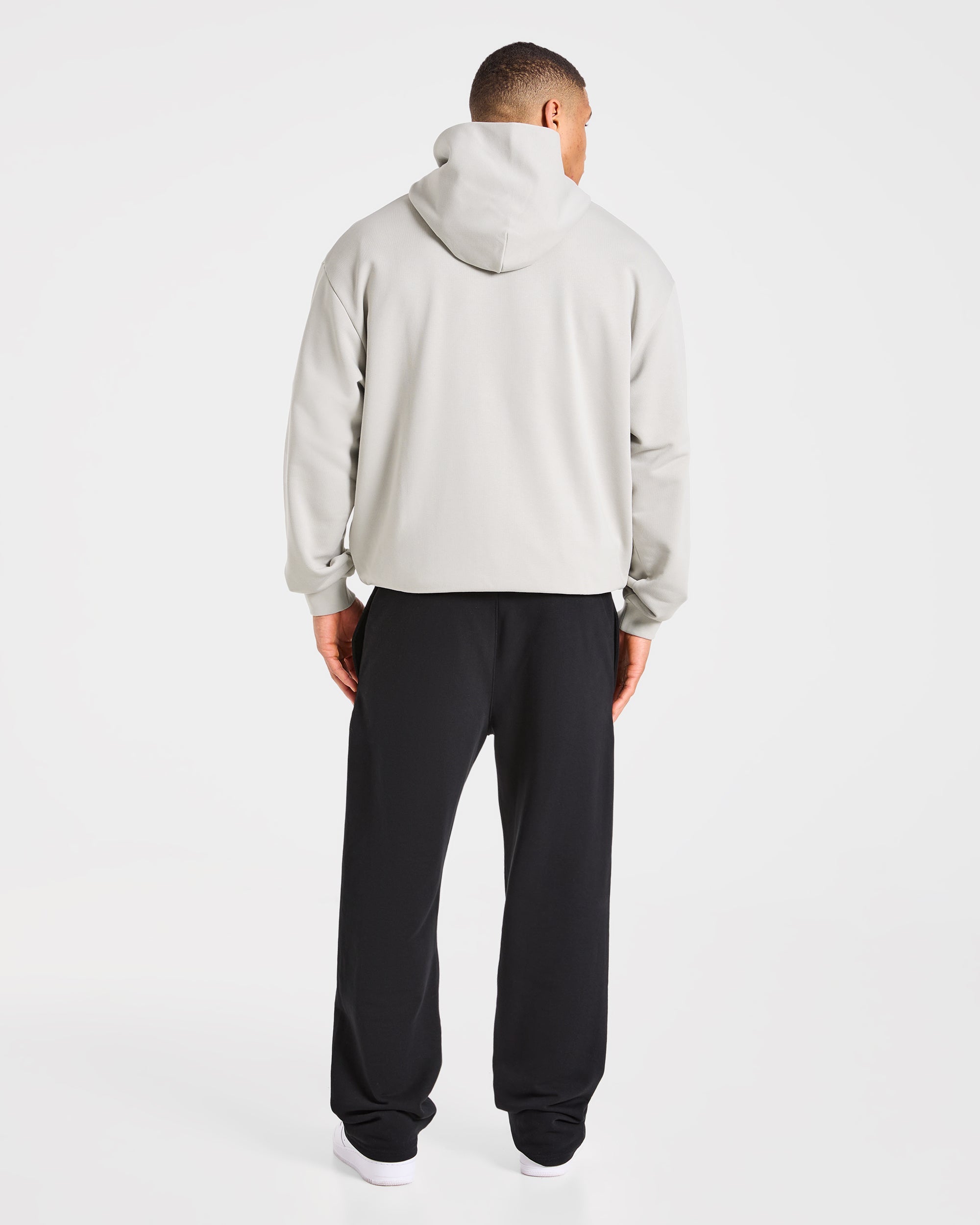 Strength Division Oversized Hoodie - Iced Grau