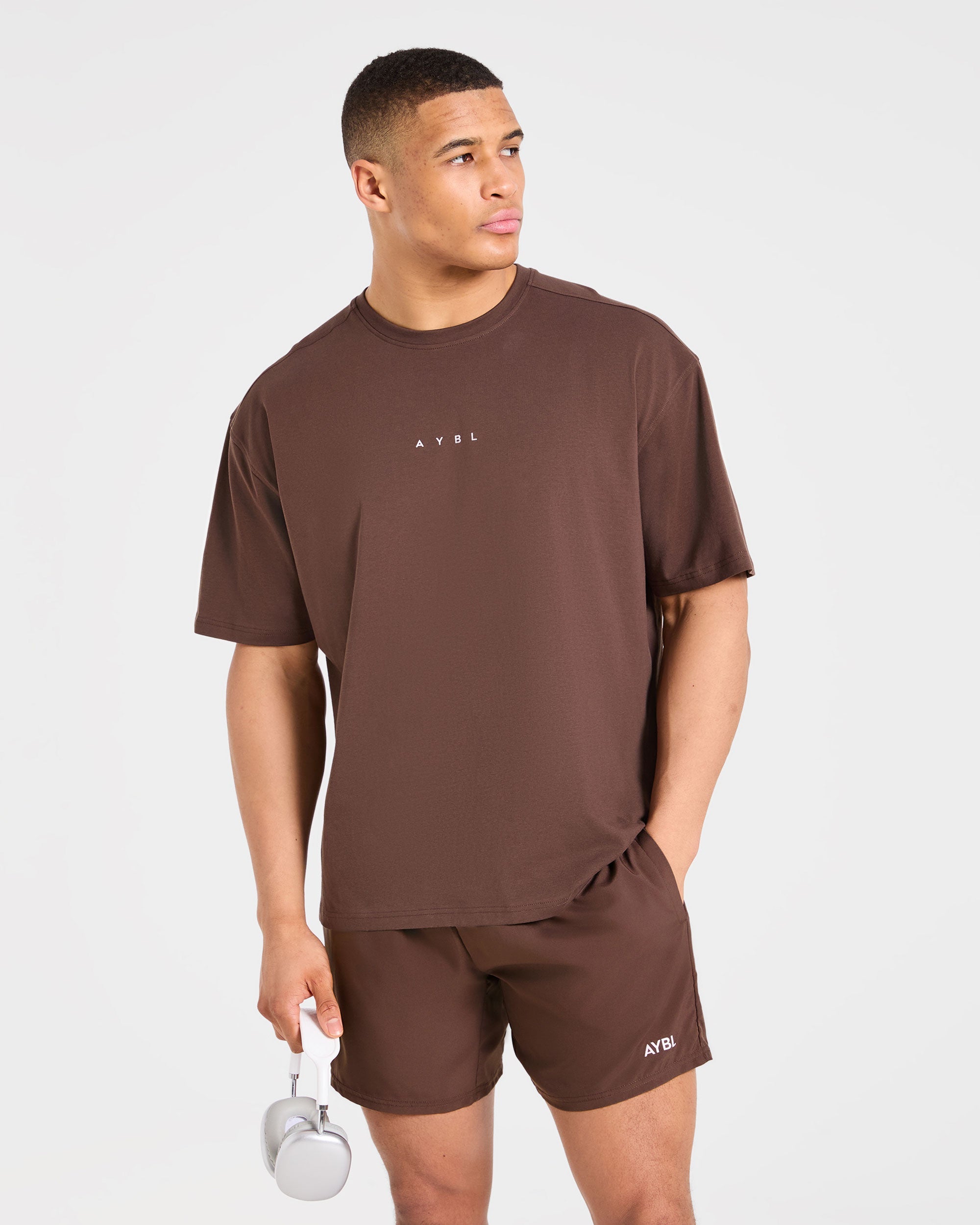 Force Oversized T Shirt - Braun