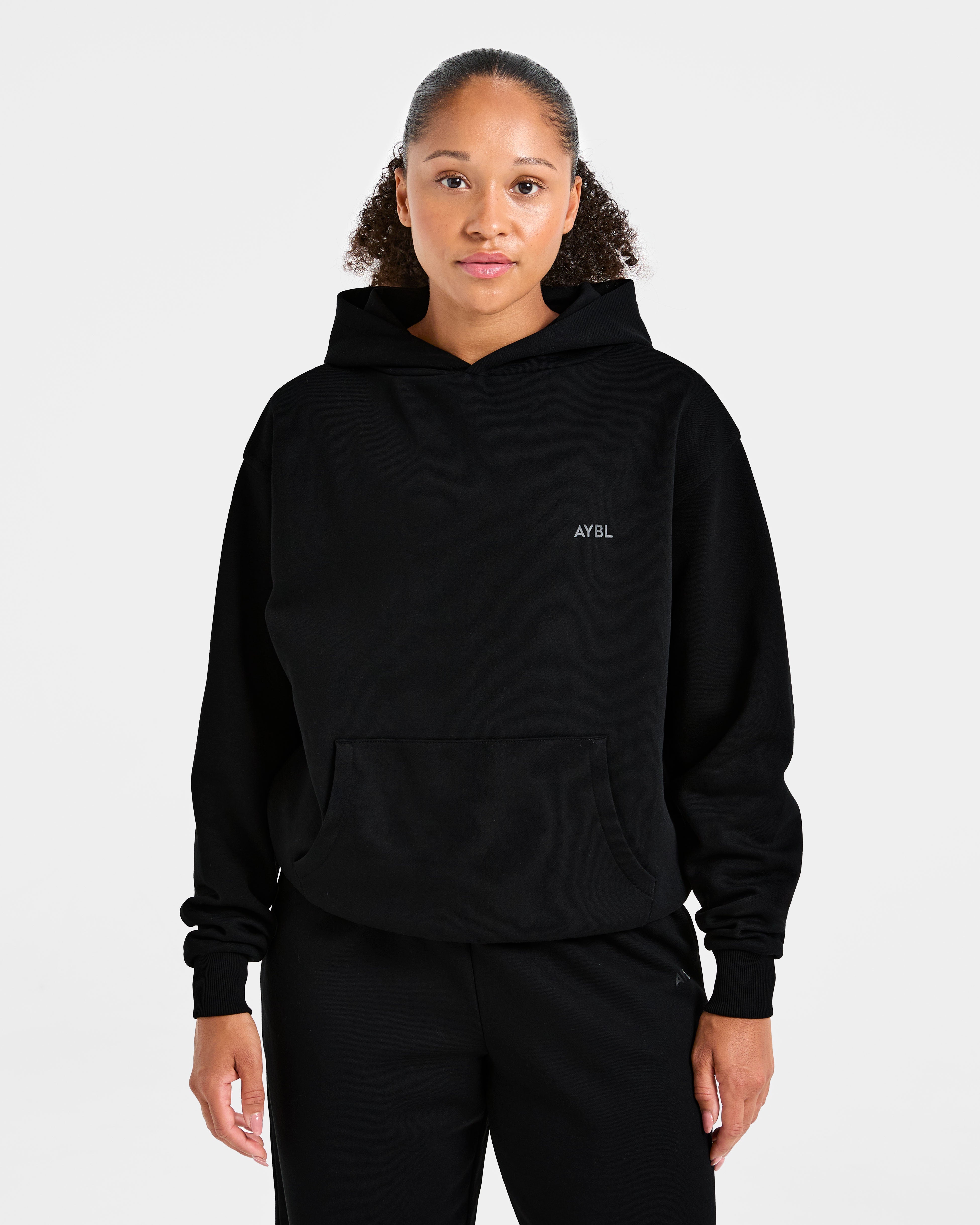 Lifestyle Oversized Hoodie - Schwarz