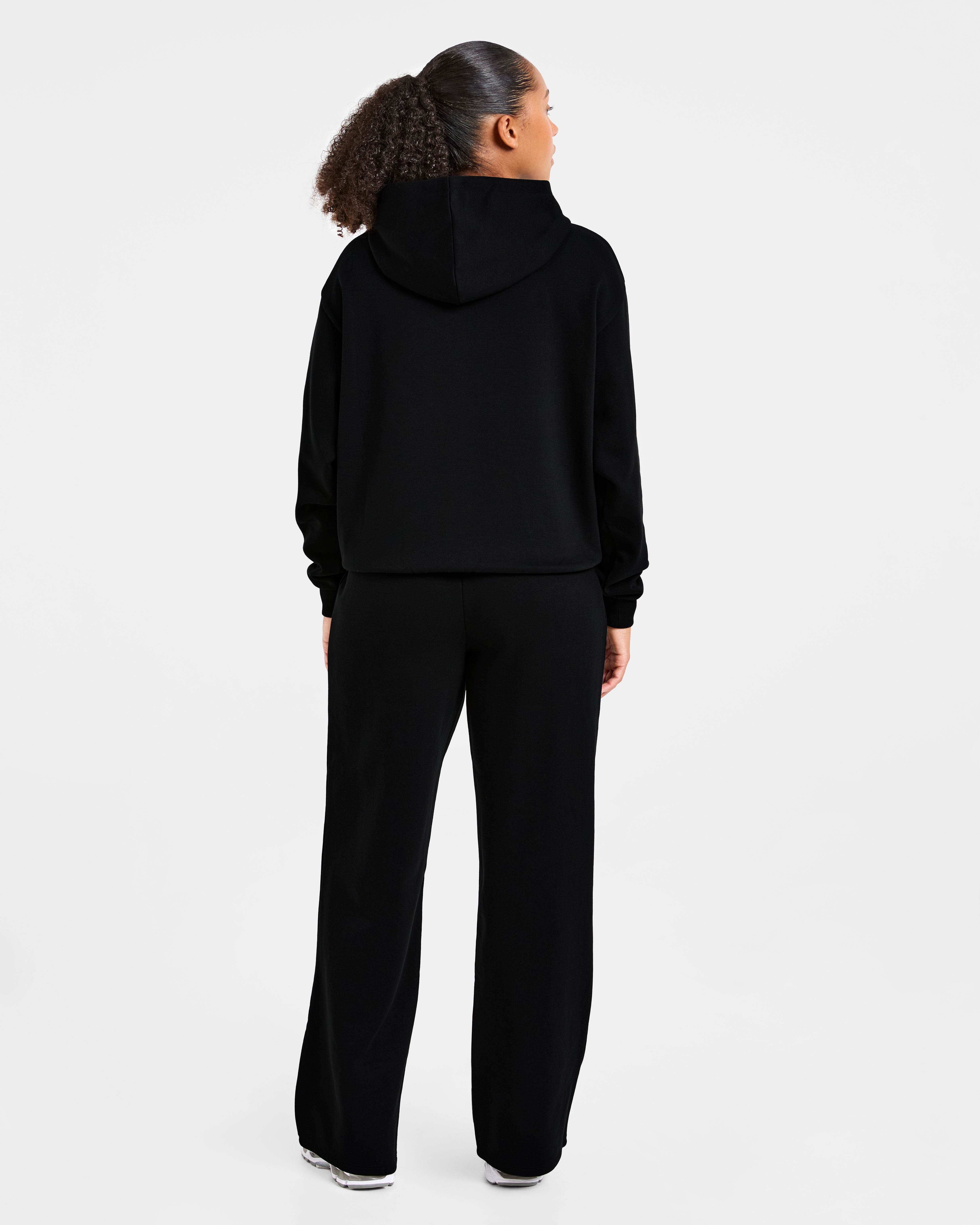 Lifestyle Oversized Hoodie - Schwarz