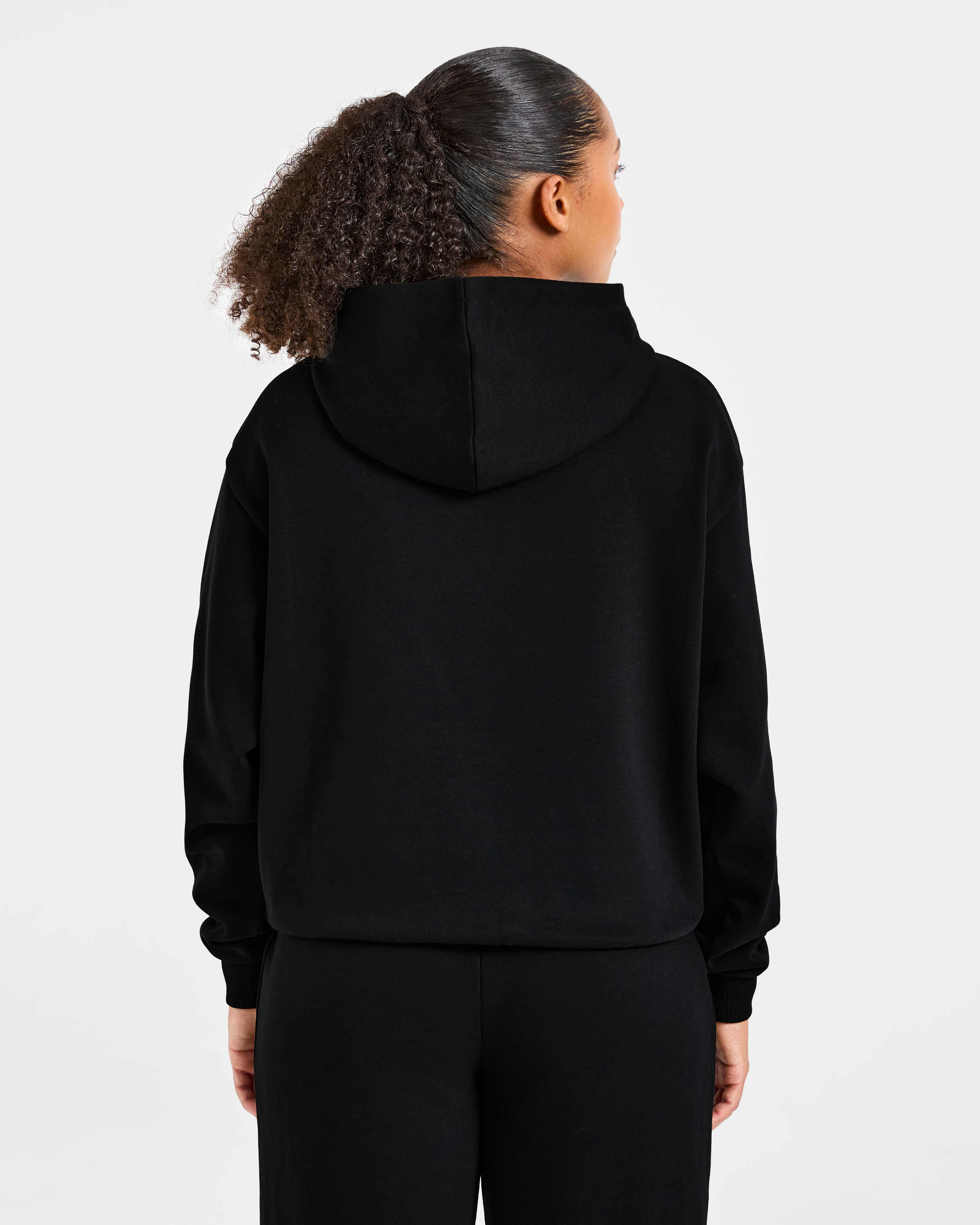 Lifestyle Oversized Hoodie - Schwarz