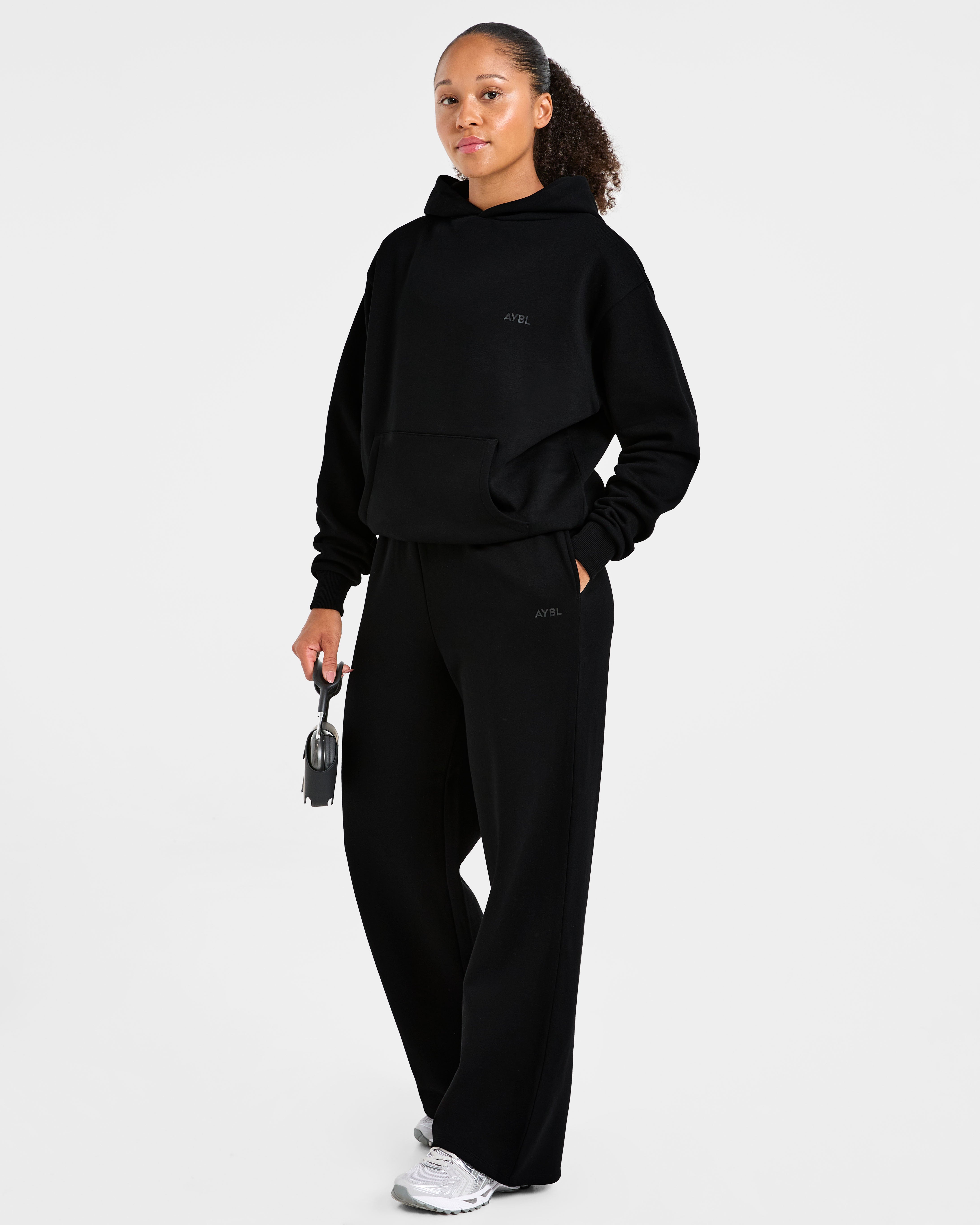 Lifestyle Oversized Hoodie - Schwarz