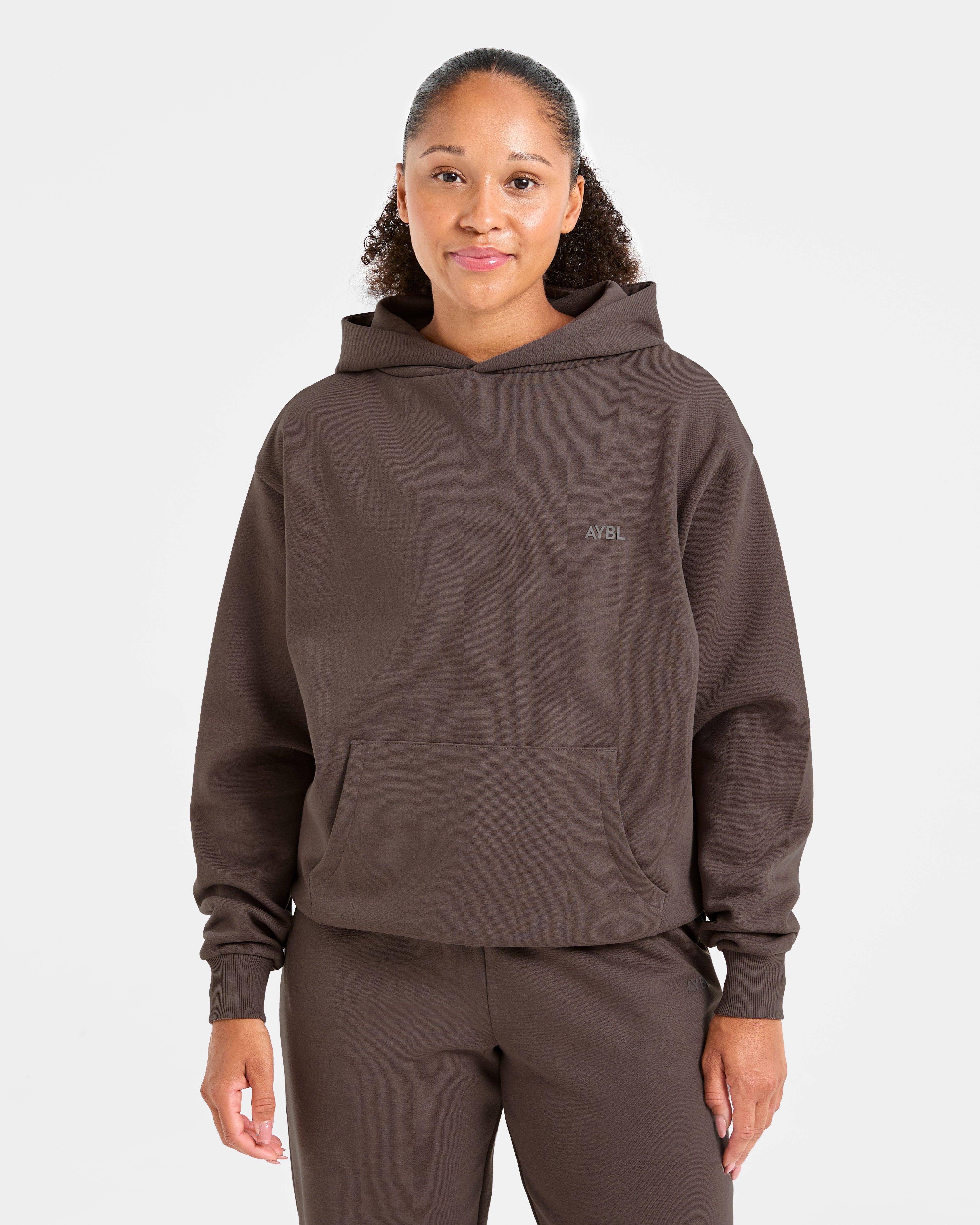 Lifestyle Oversized Hoodie - Umber Braun