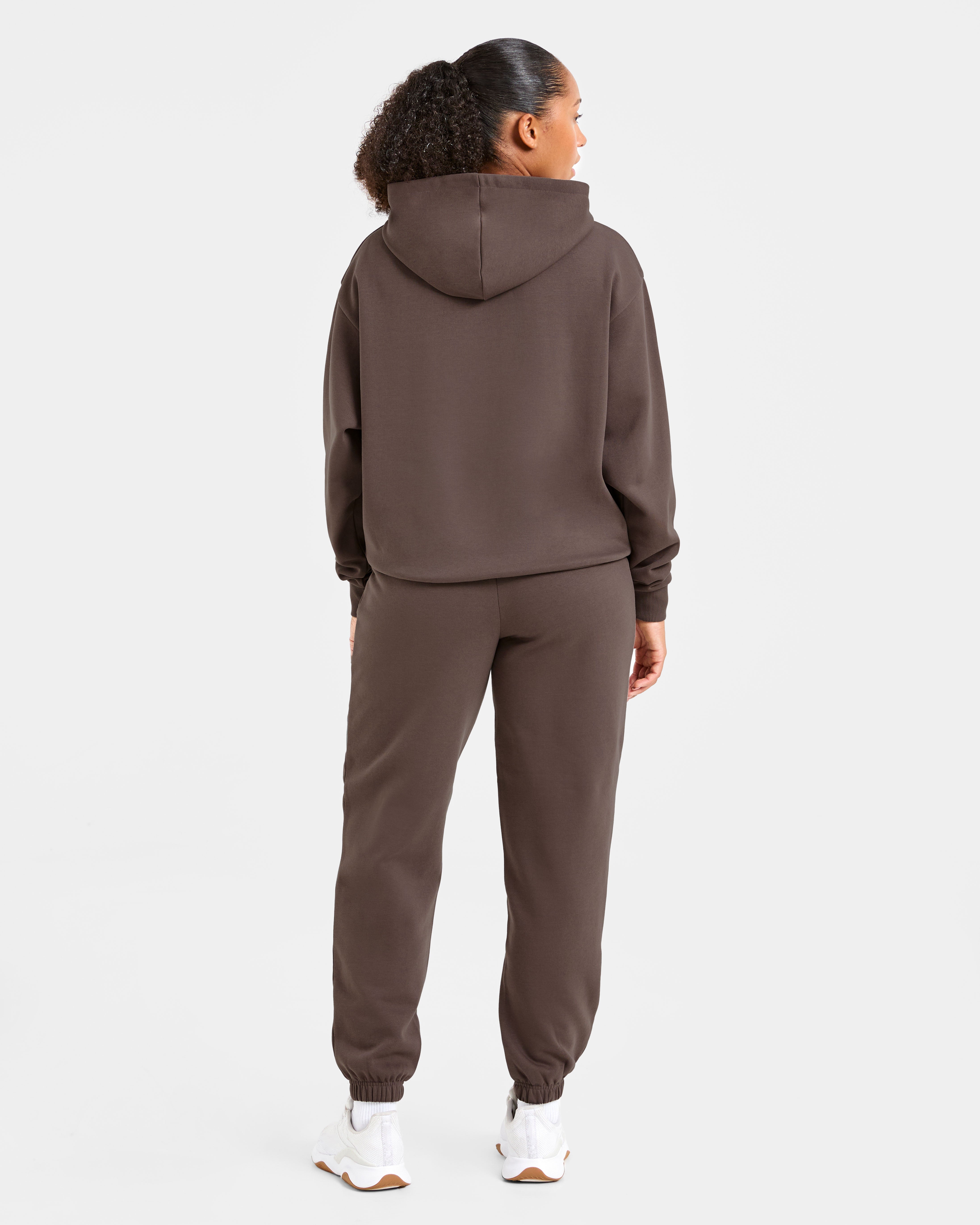 Lifestyle Oversized Hoodie - Umber Braun