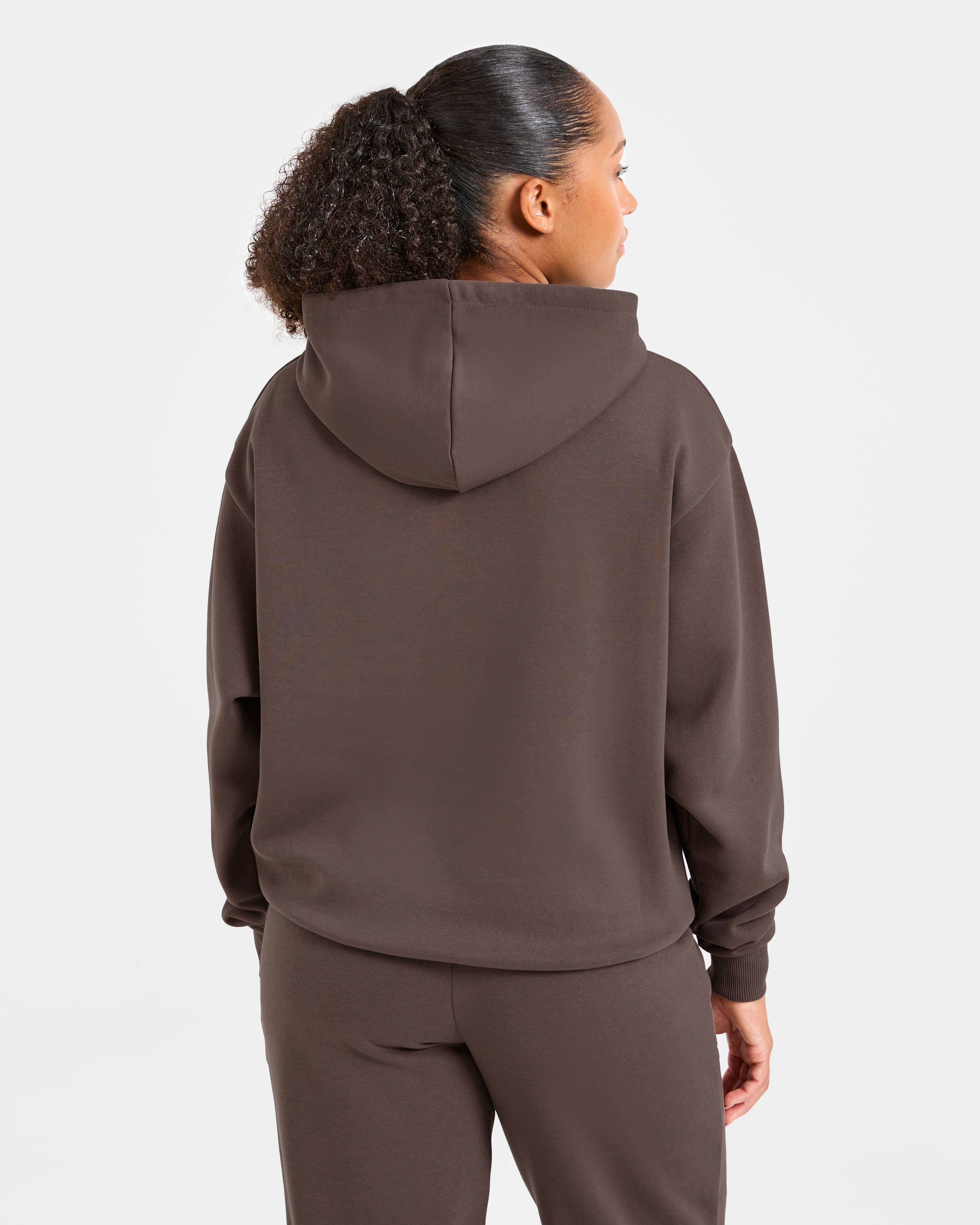 Lifestyle Oversized Hoodie - Umber Braun