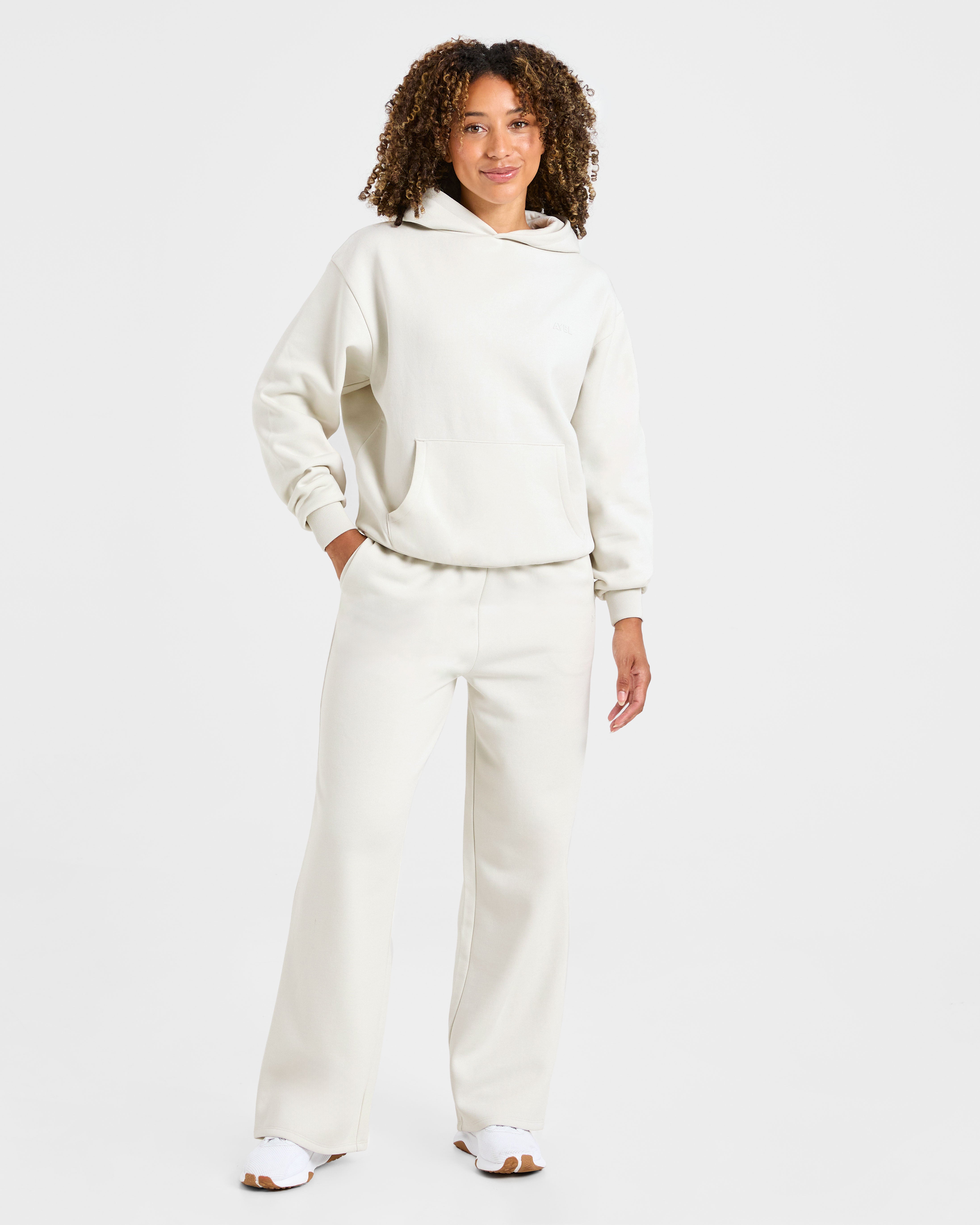 Lifestyle Oversized Hoodie - Off Weiß