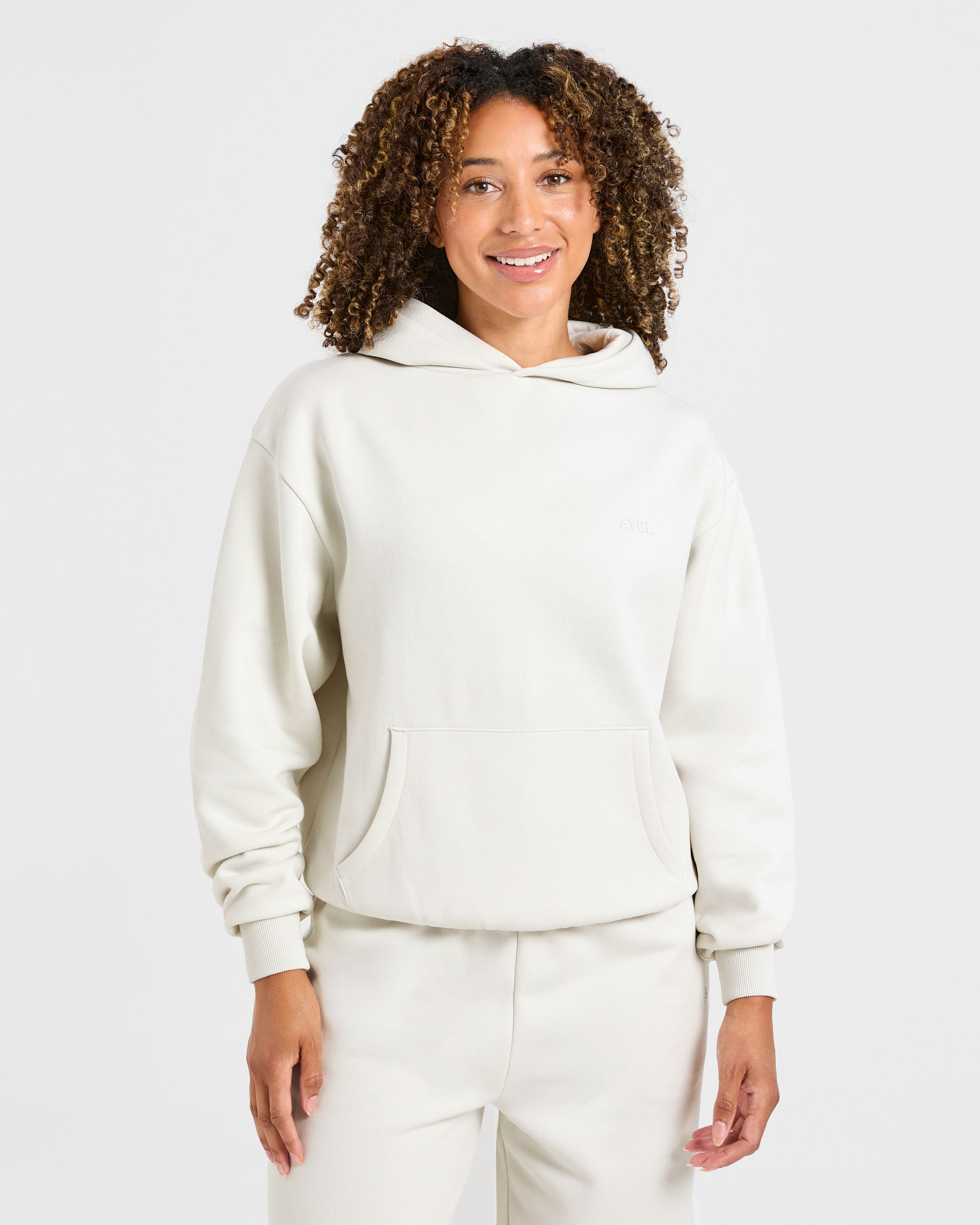 Lifestyle Oversized Hoodie - Off Weiß