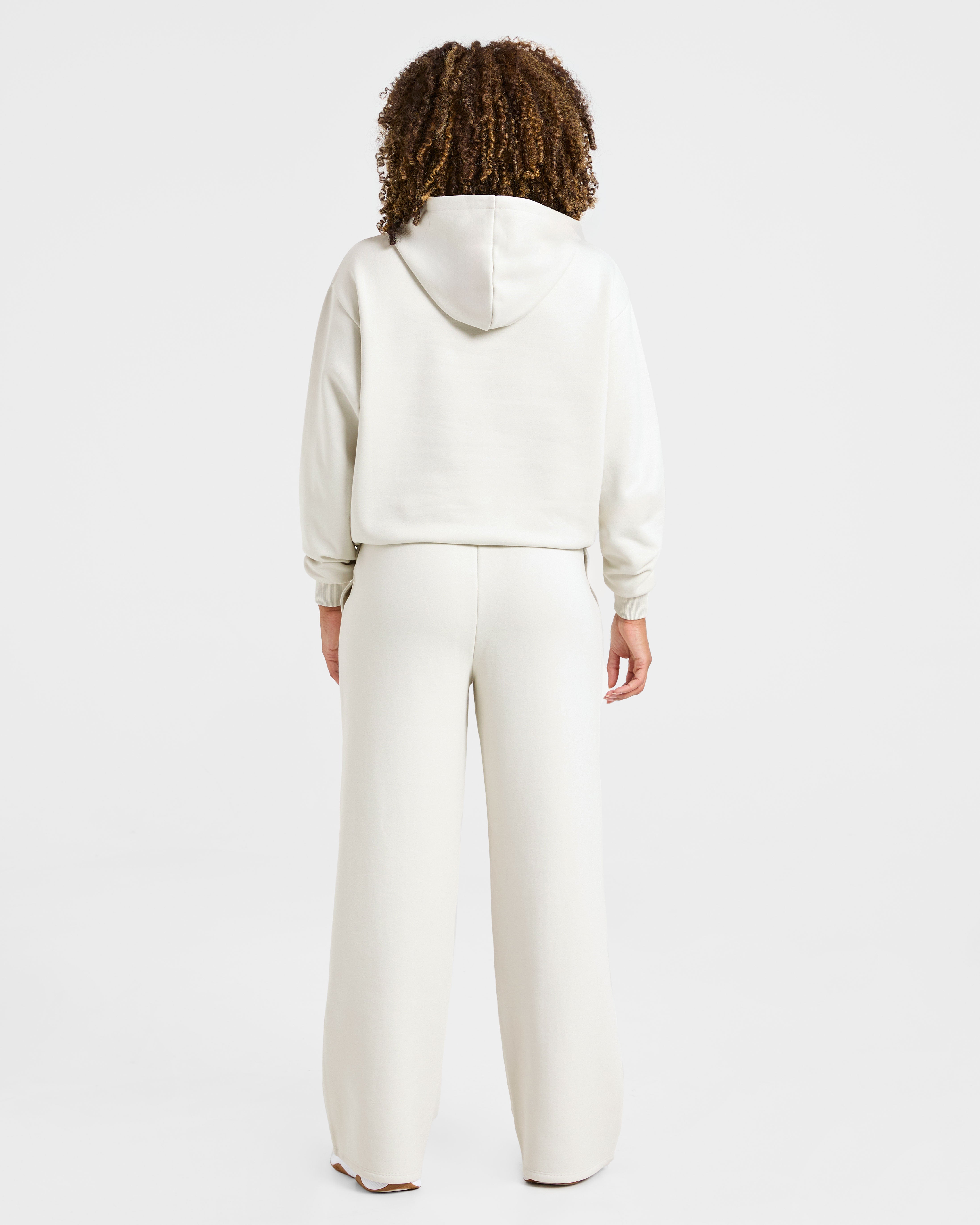 Lifestyle Oversized Hoodie - Off Weiß