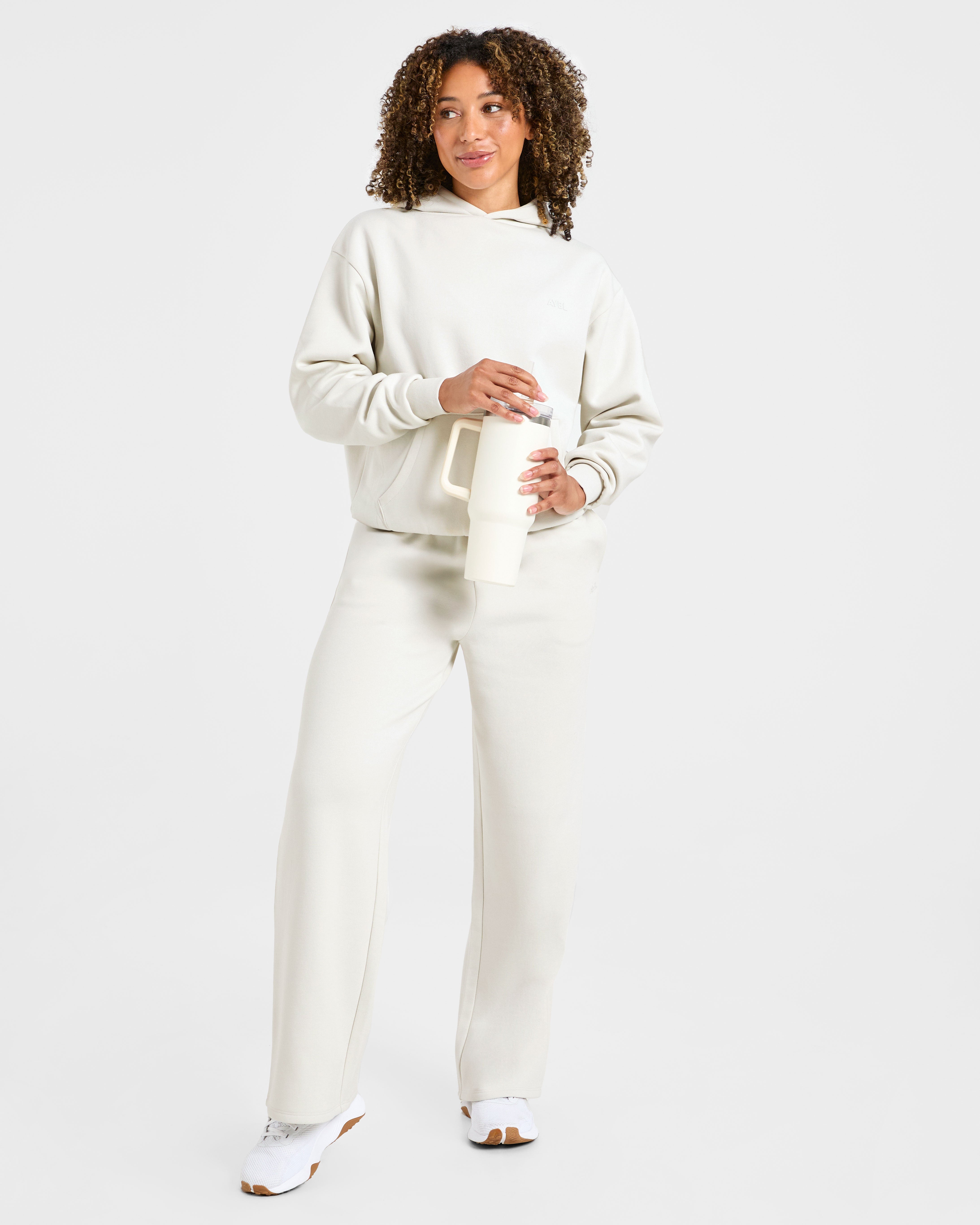 Lifestyle Oversized Hoodie - Off Weiß
