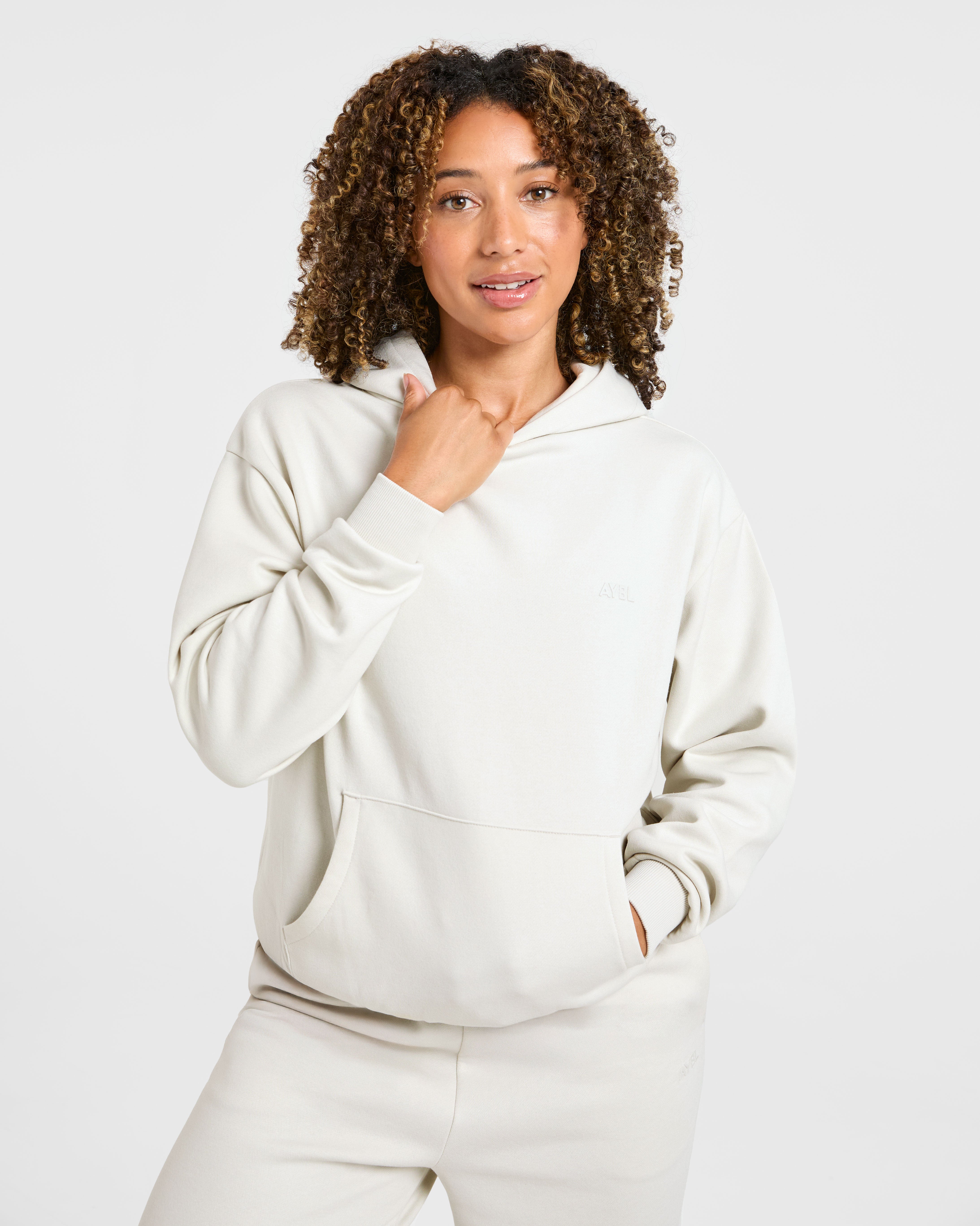 Lifestyle Oversized Hoodie - Off Weiß