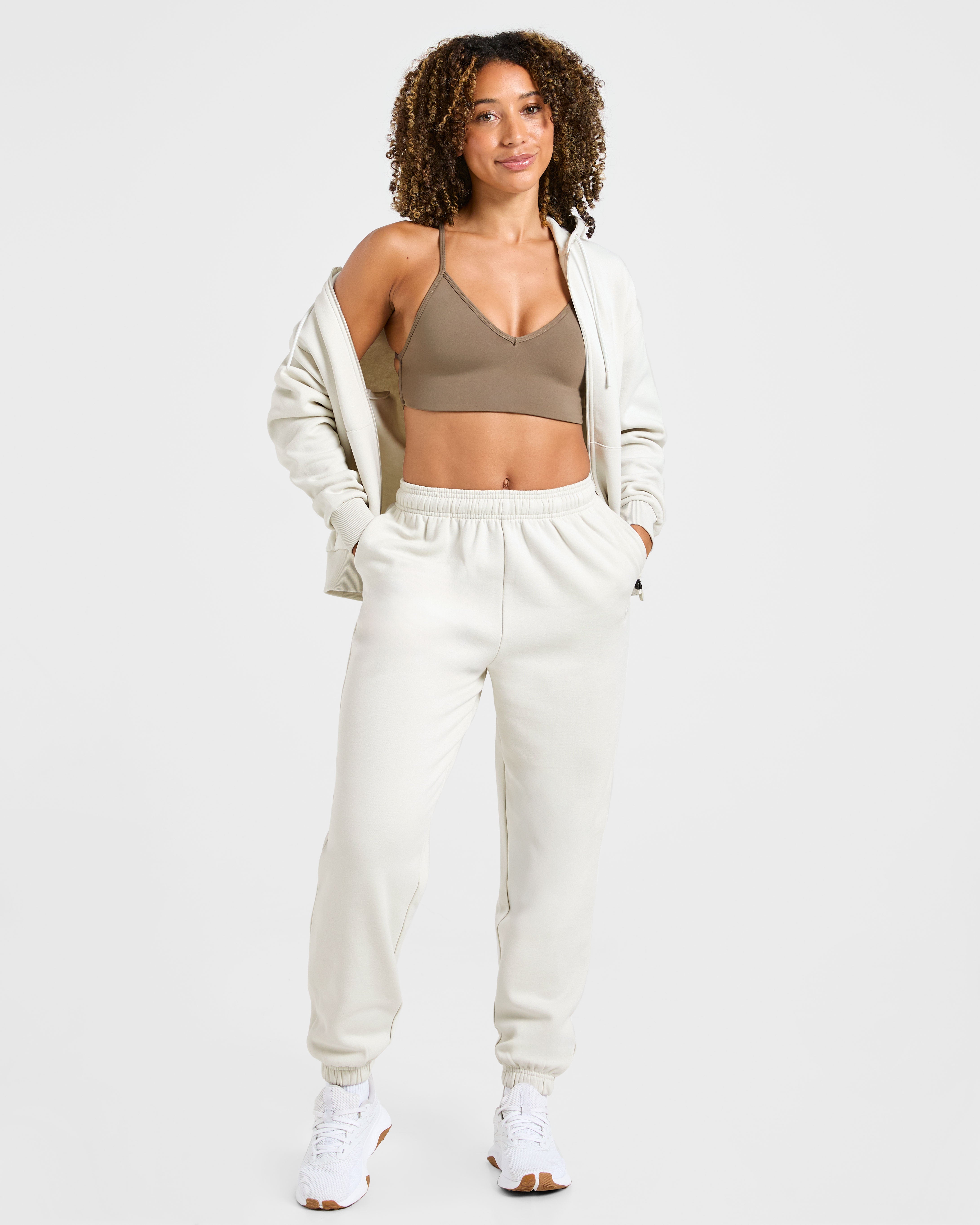 Lifestyle Oversized Joggers - Off Weiß