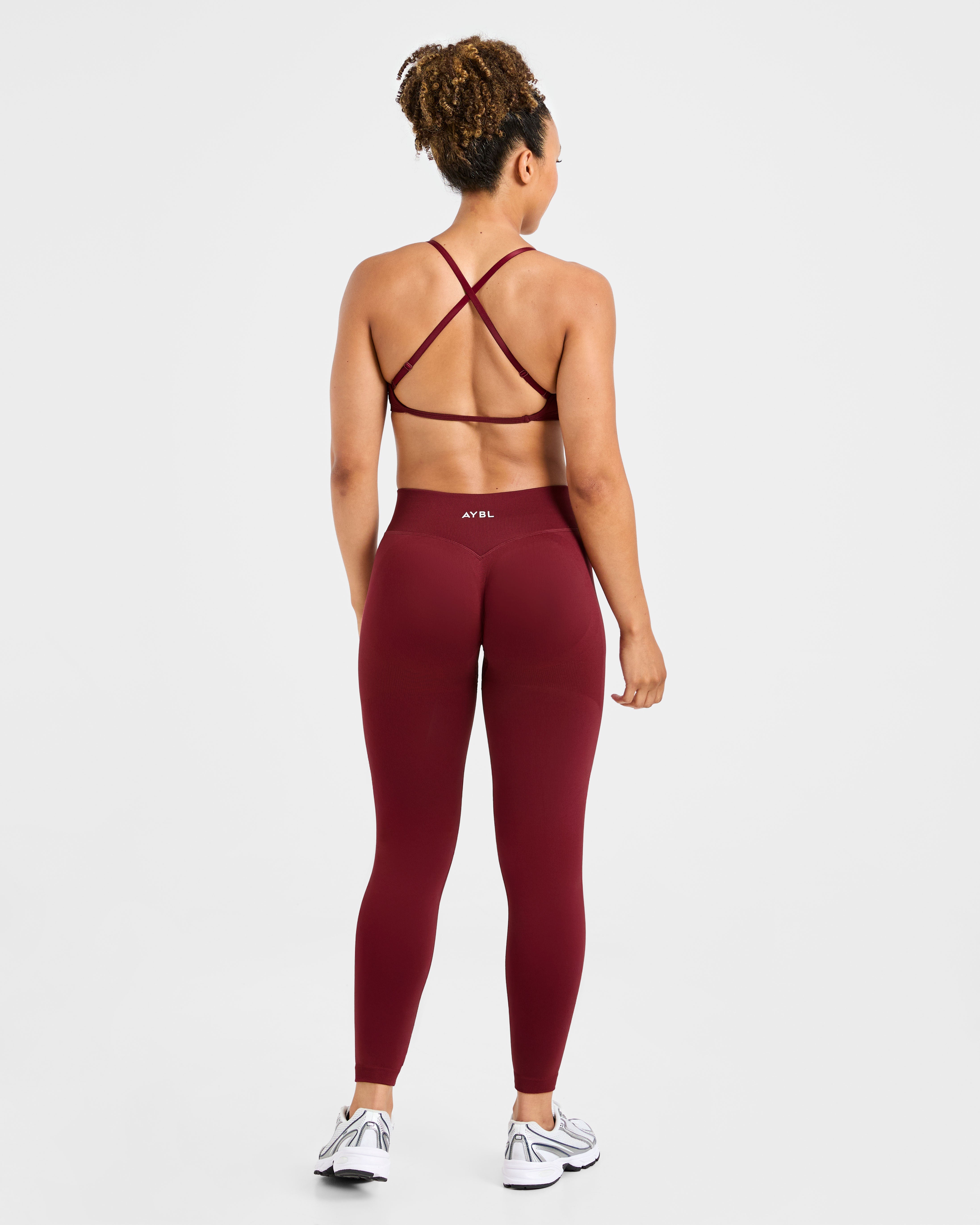 Adapt Seamless Strappy Sports Bra - Autumn Rot