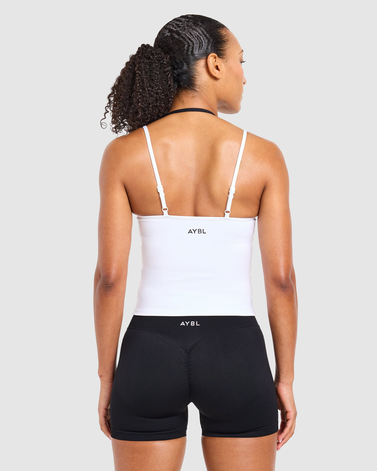 Double Layered Tank Top - Weiß/Schwarz