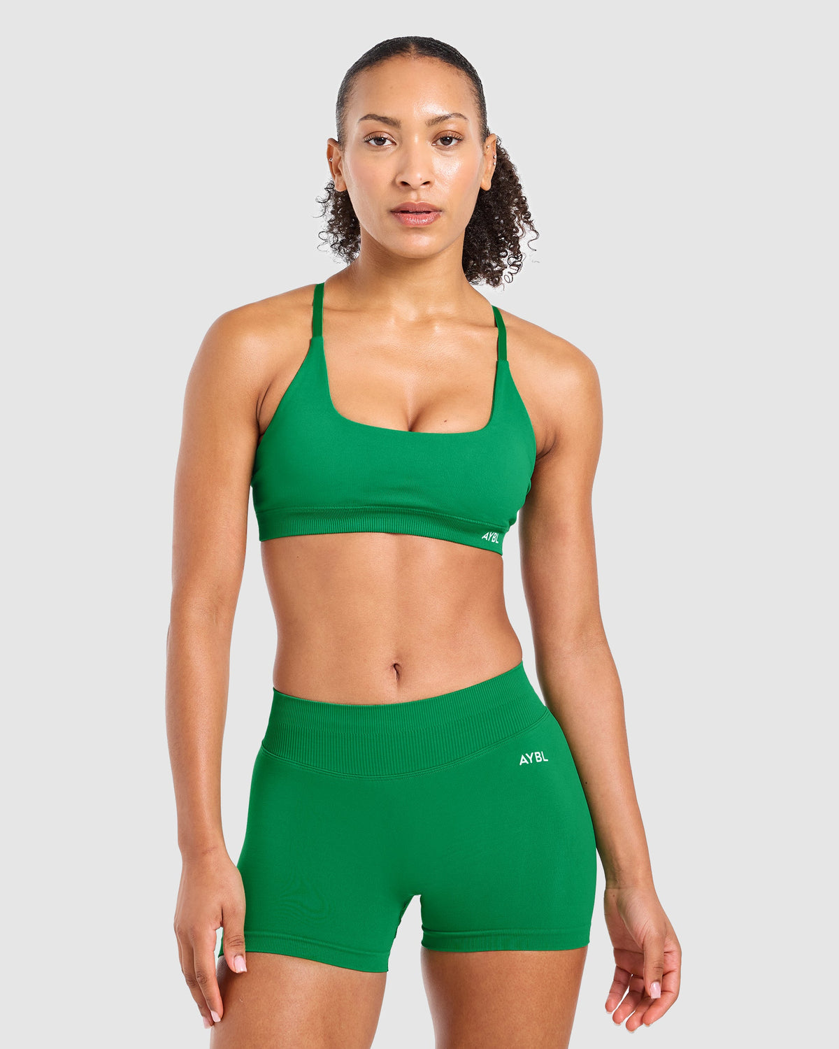 Enhance Seamless Sports Bra - Racing Grün
