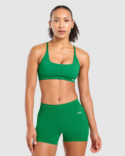 Enhance Seamless Sports Bra - Racing Grün