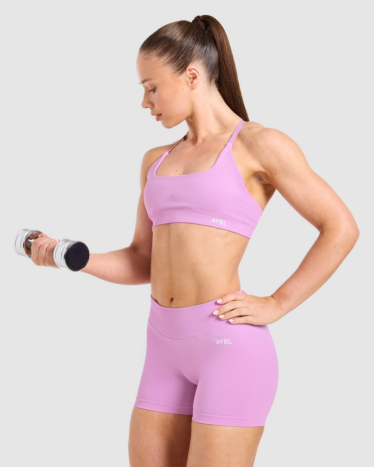 Enhance Seamless Sports Bra - Deep Lilac