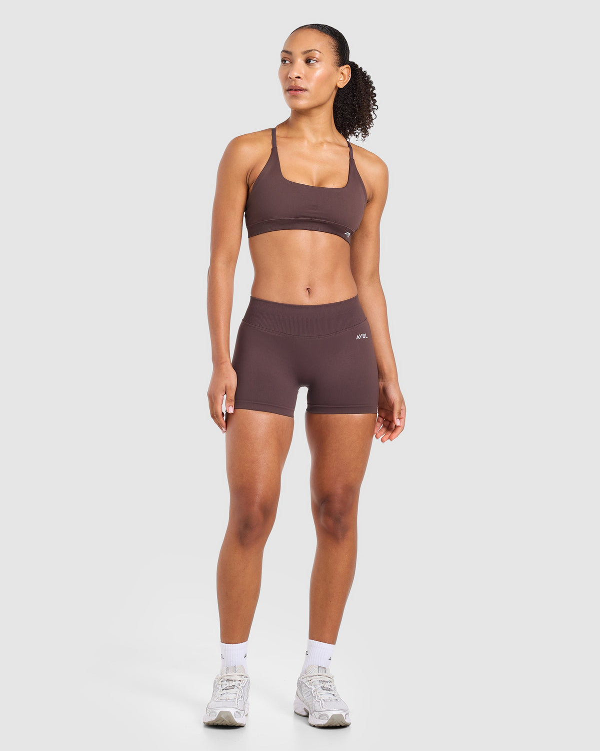 Enhance Seamless Sports Bra - Cocoa Braun