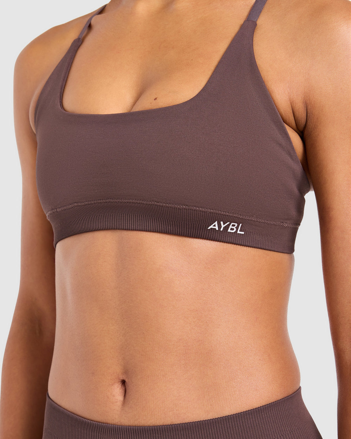 Enhance Seamless Sports Bra - Cocoa Braun