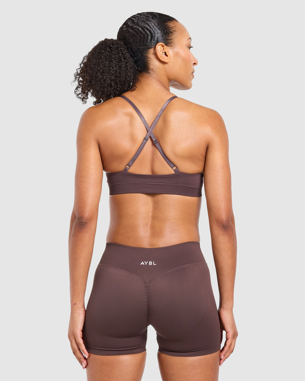 Enhance Seamless Sports Bra - Cocoa Braun
