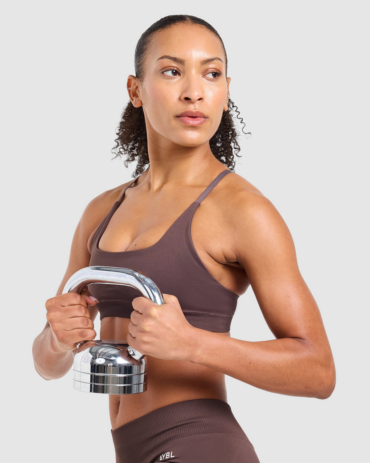 Enhance Seamless Sports Bra - Cocoa Braun