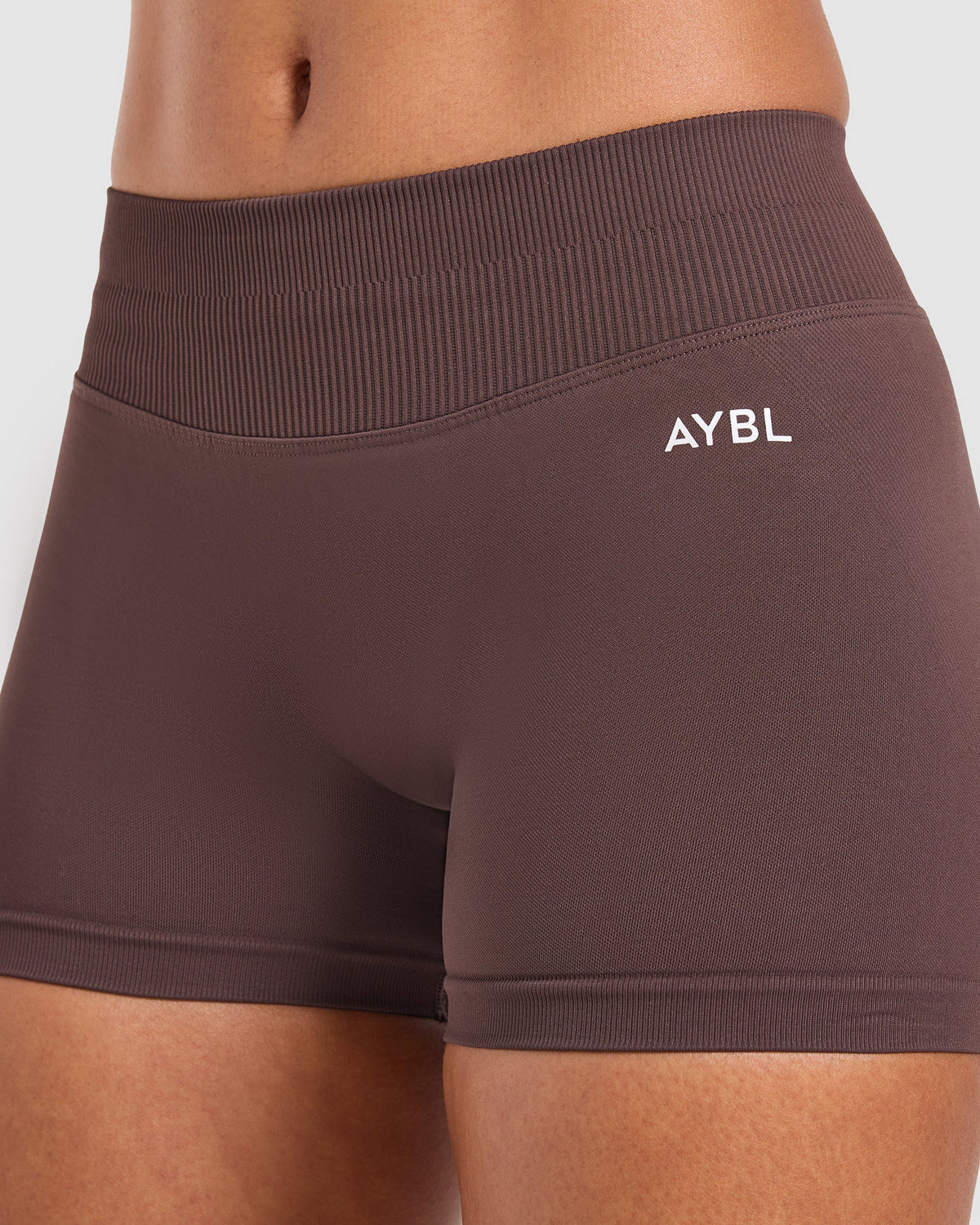 Enhance Seamless Shorts | 3.5" - Cocoa Braun