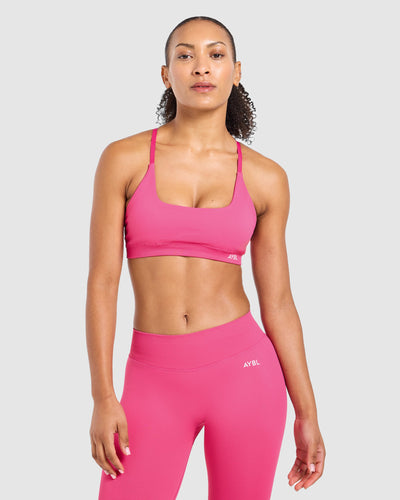 Enhance Seamless Sports Bra - Raspberry Rosa