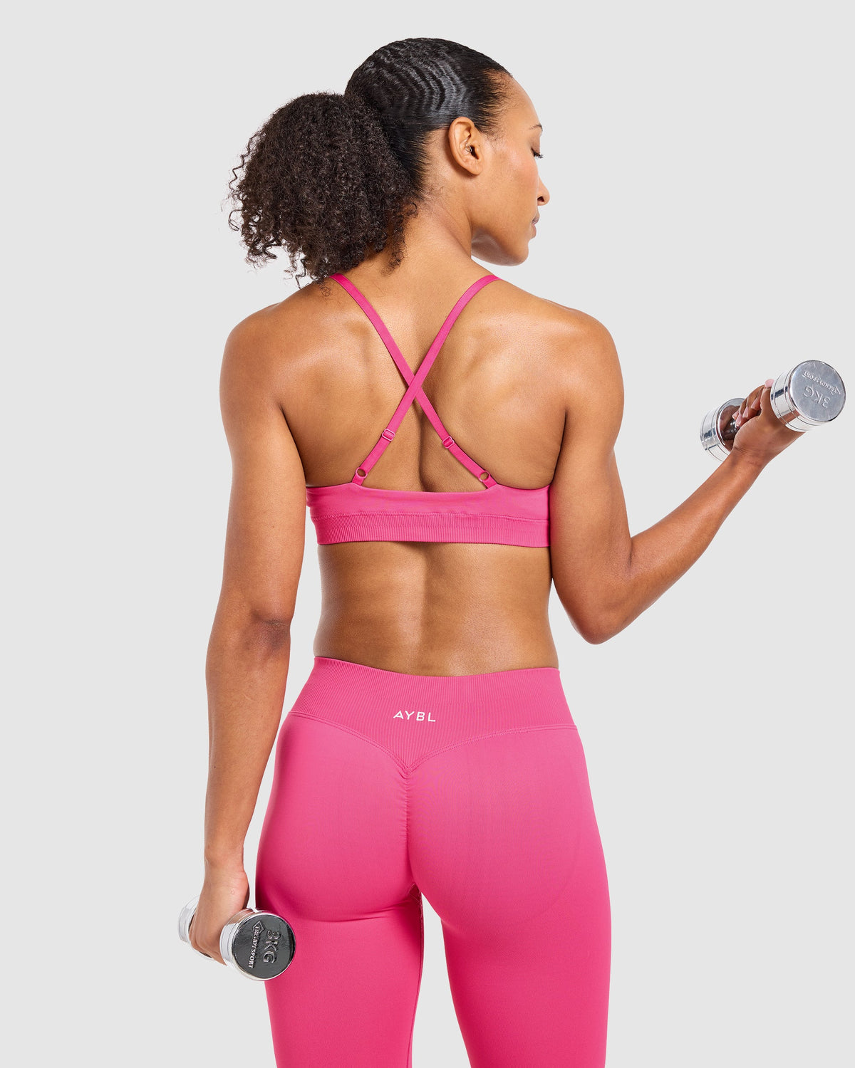 Enhance Seamless Sports Bra - Raspberry Rosa