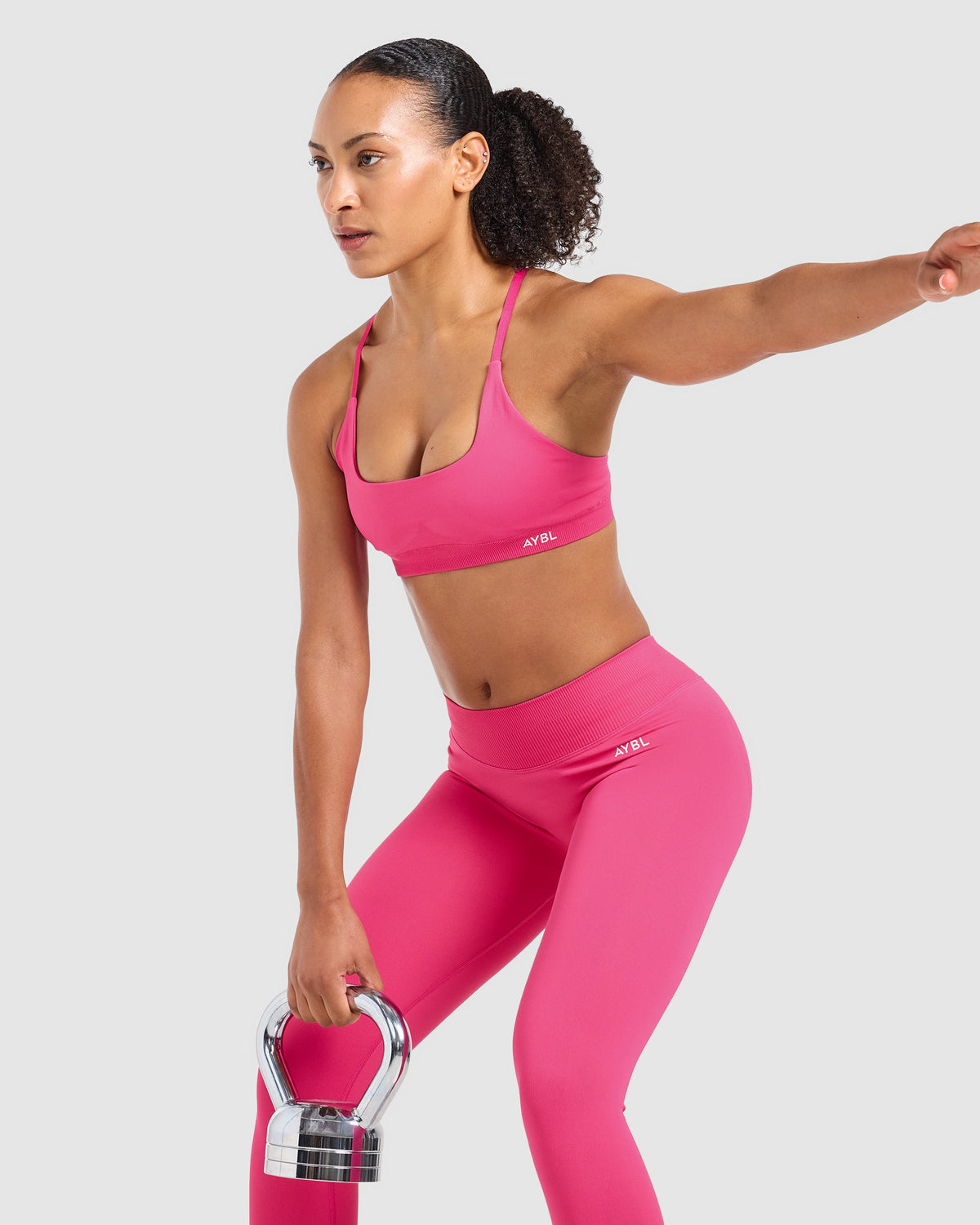 Enhance Seamless Sports Bra - Raspberry Rosa