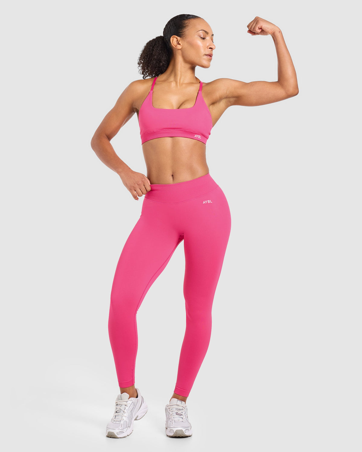 Enhance Seamless Leggings - Raspberry Rosa
