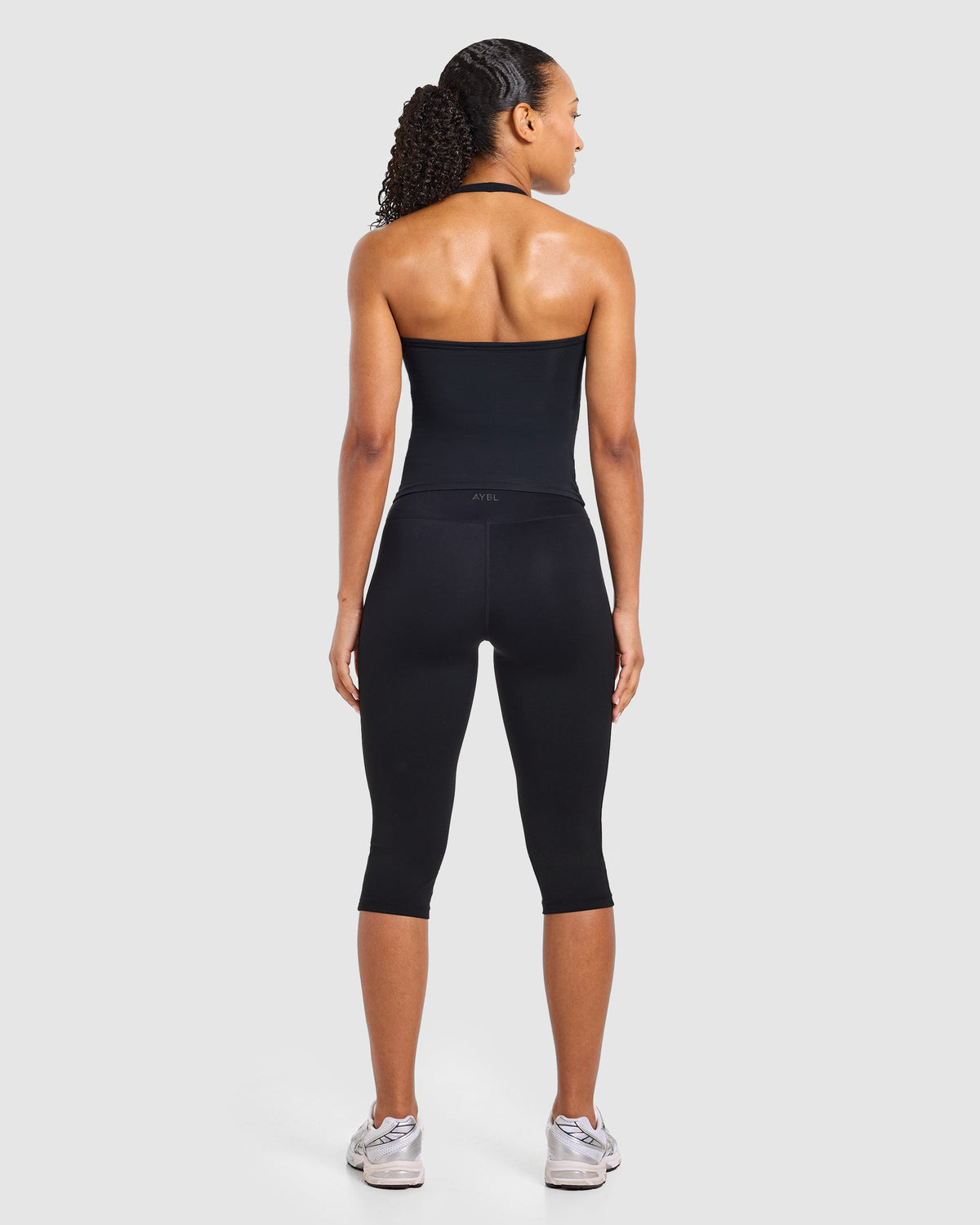 Ease Halterneck Top - Schwarz
