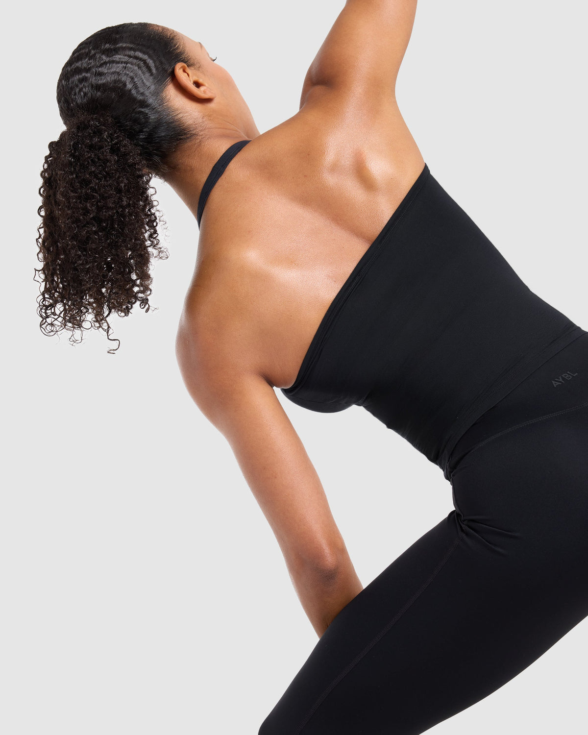 Ease Halterneck Top - Schwarz