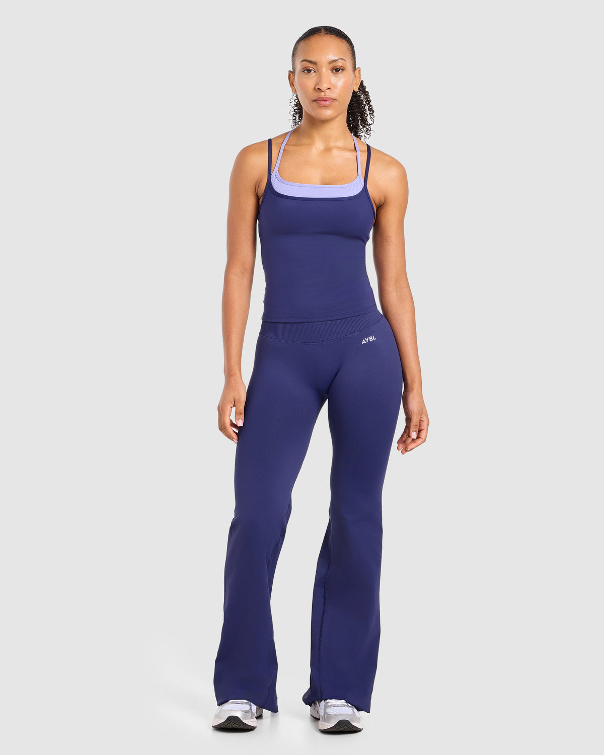 Double Layered Tank Top - Storm Blau
