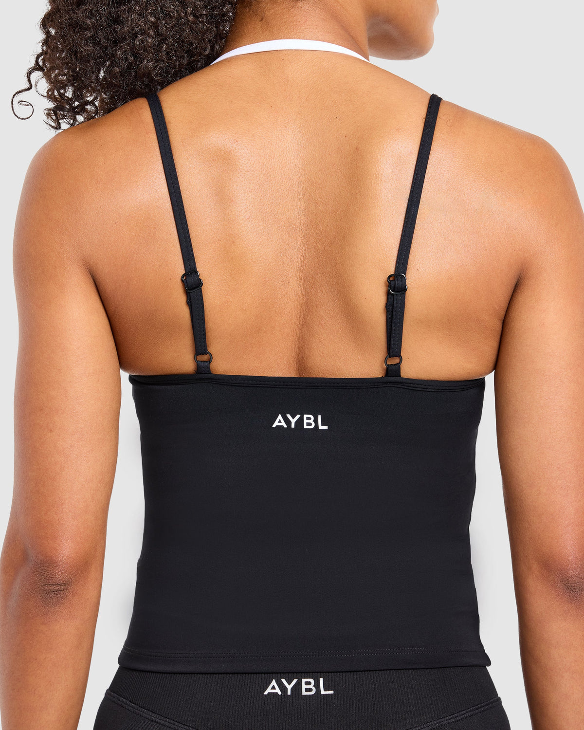 Double Layered Tank Top - Schwarz/Weiß