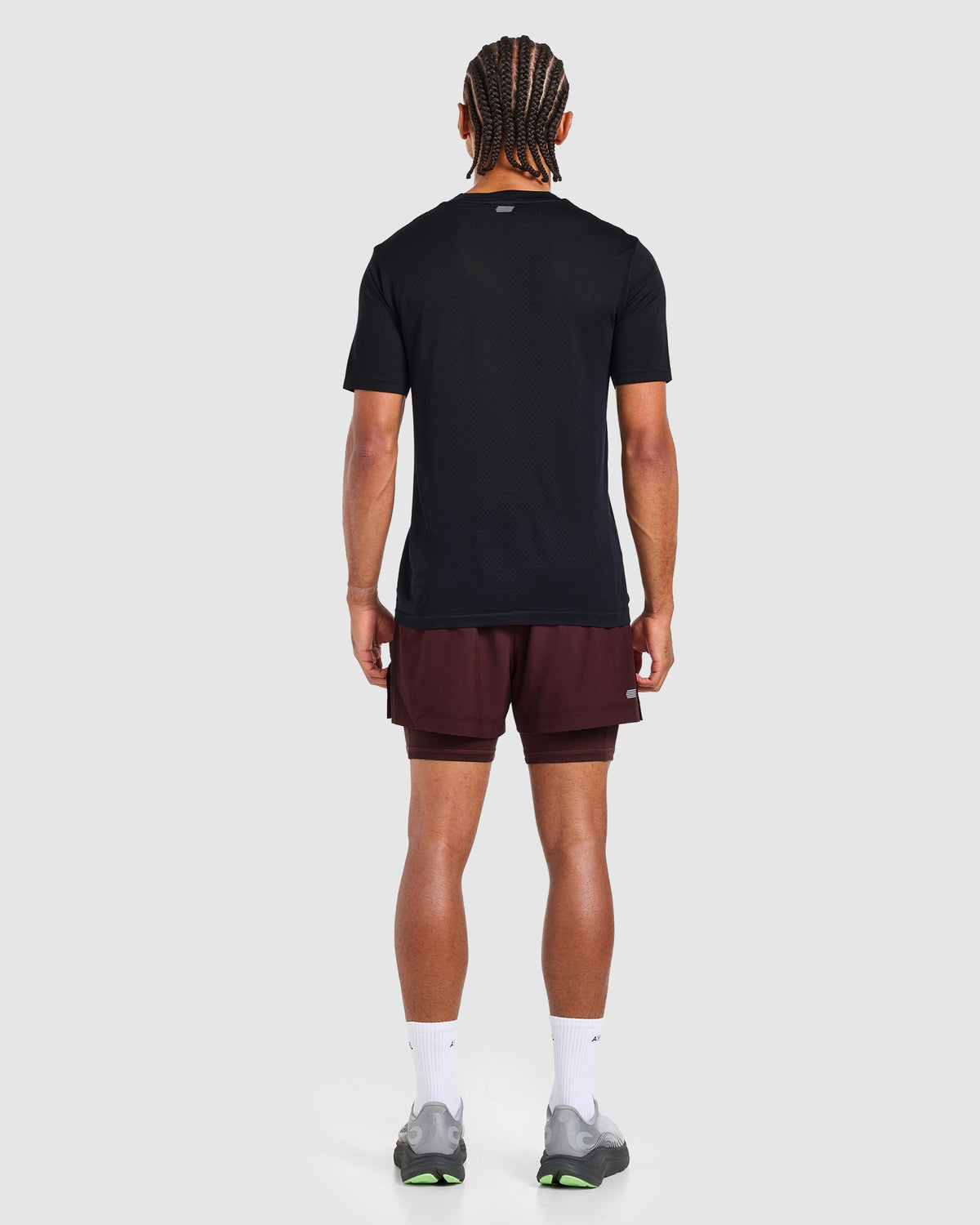 Run 2 in 1 Shorts - Dark Burgundy