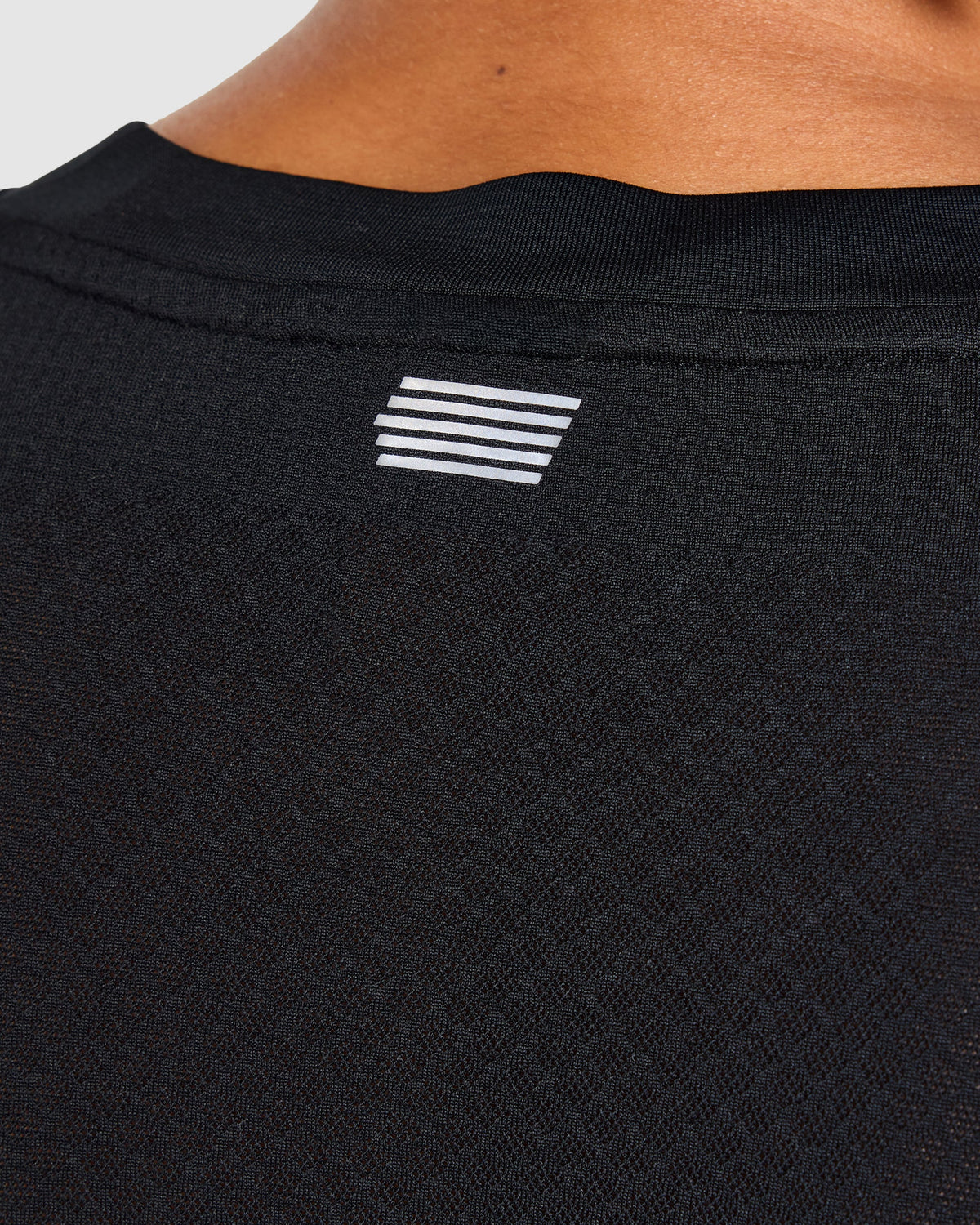 Run Seamless T Shirt - Schwarz