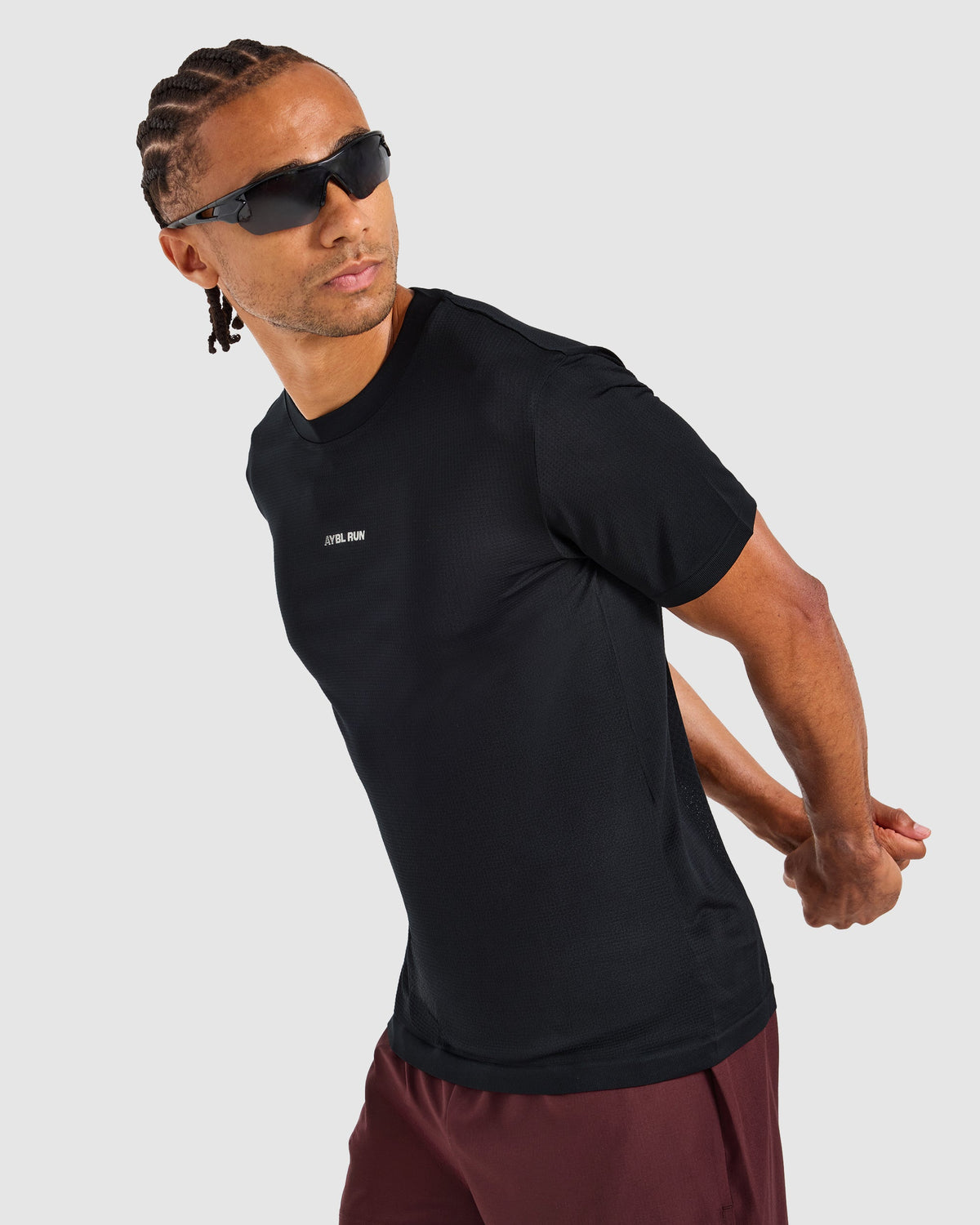 Run Seamless T Shirt - Schwarz