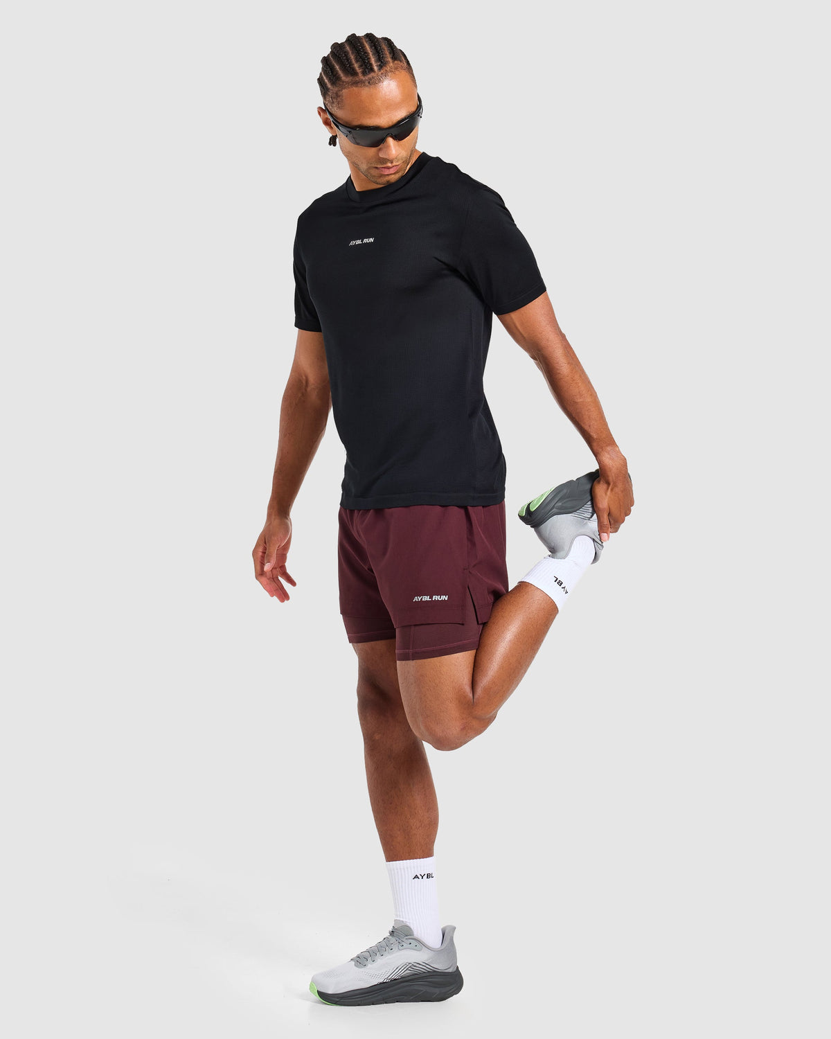 Run Seamless T Shirt - Schwarz