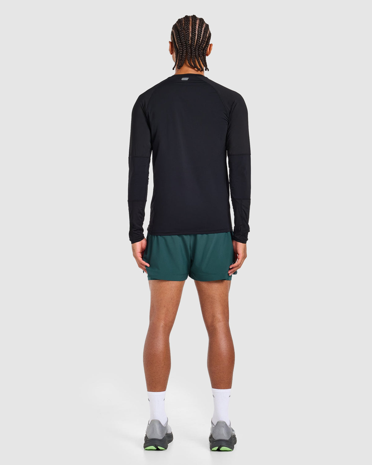 Run Long Sleeve T Shirt - Schwarz