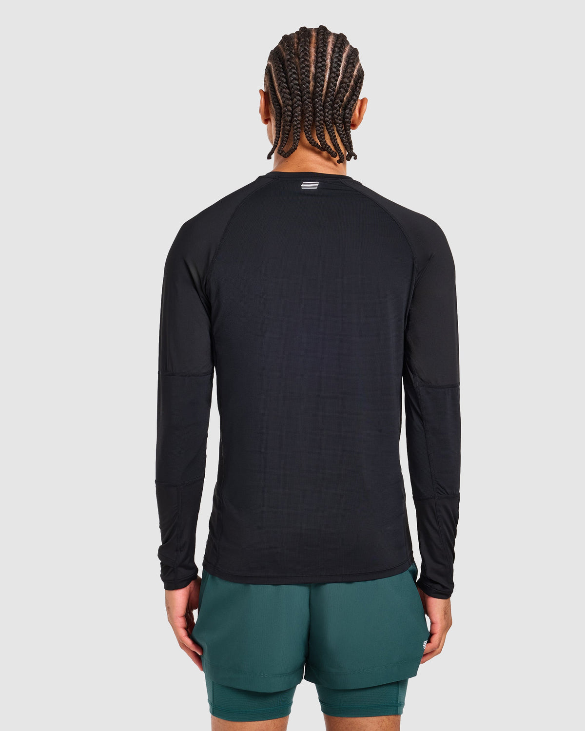Run Long Sleeve T Shirt - Schwarz