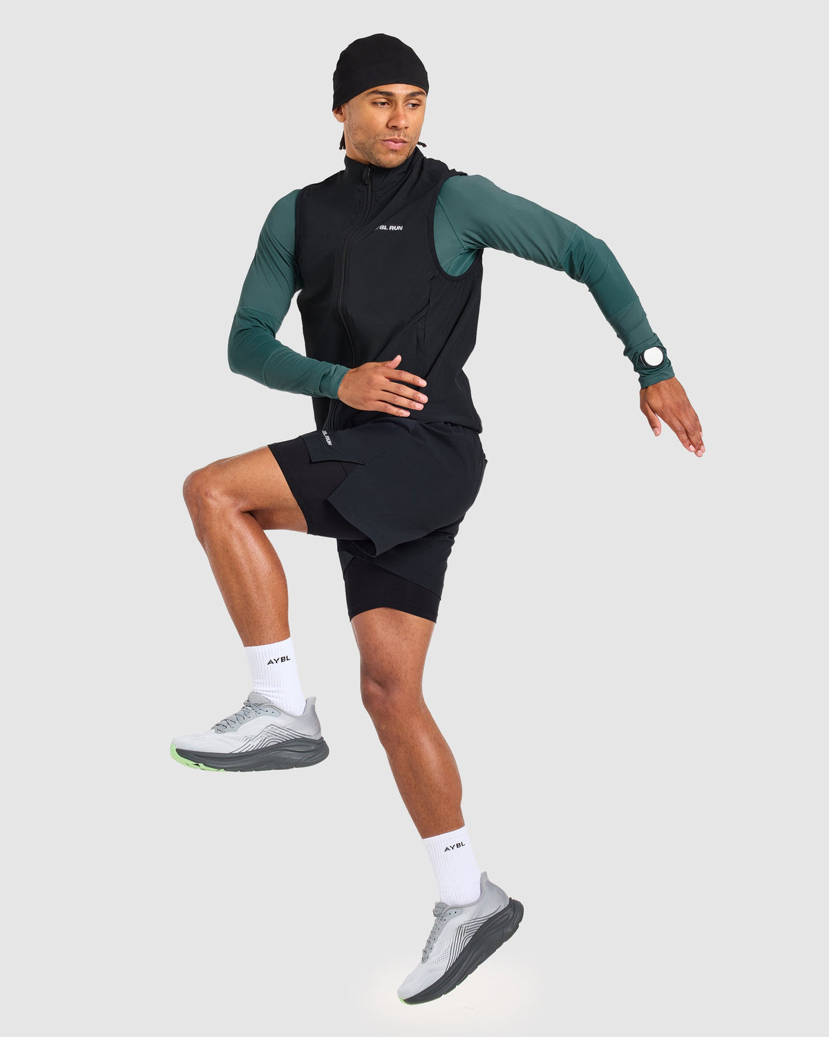 Run Gilet - Schwarz