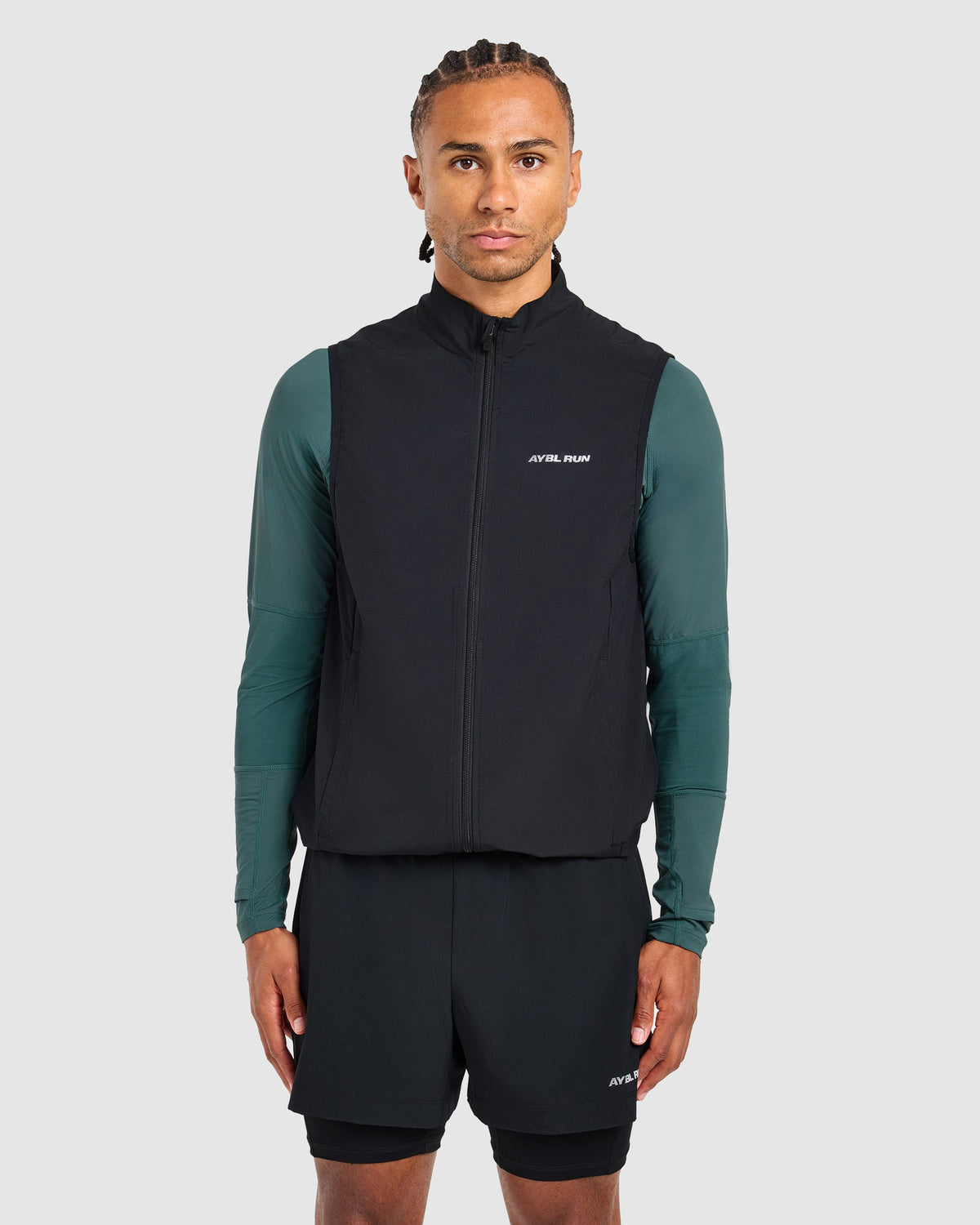 Run Gilet - Schwarz