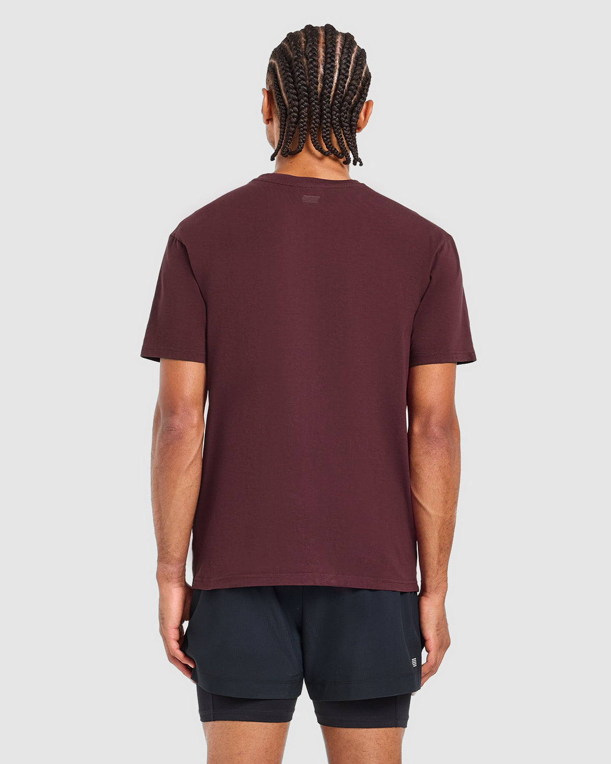 Run Graphic T Shirt - Dark Burgundy