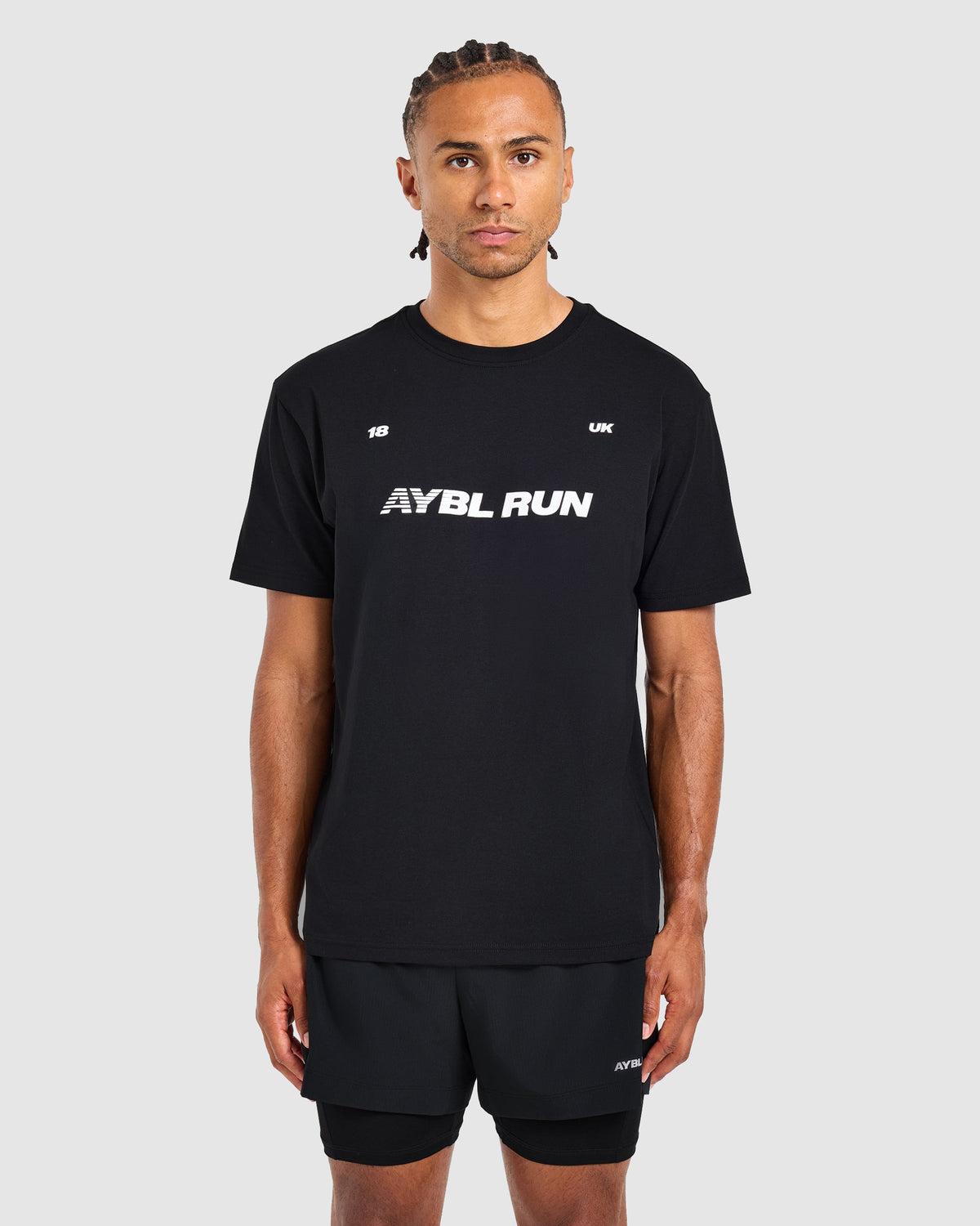 Run Graphic T Shirt - Schwarz
