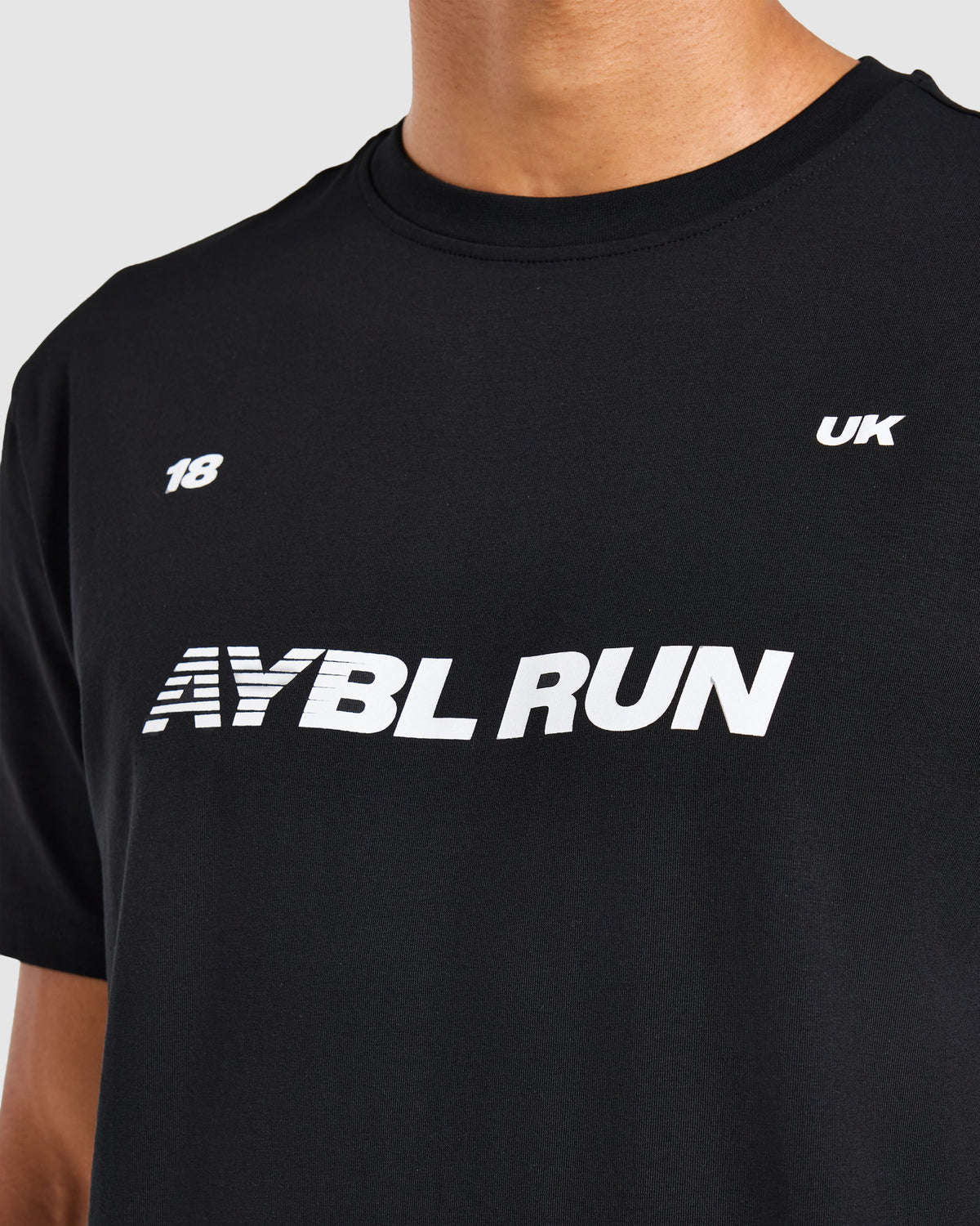 Run Graphic T Shirt - Schwarz